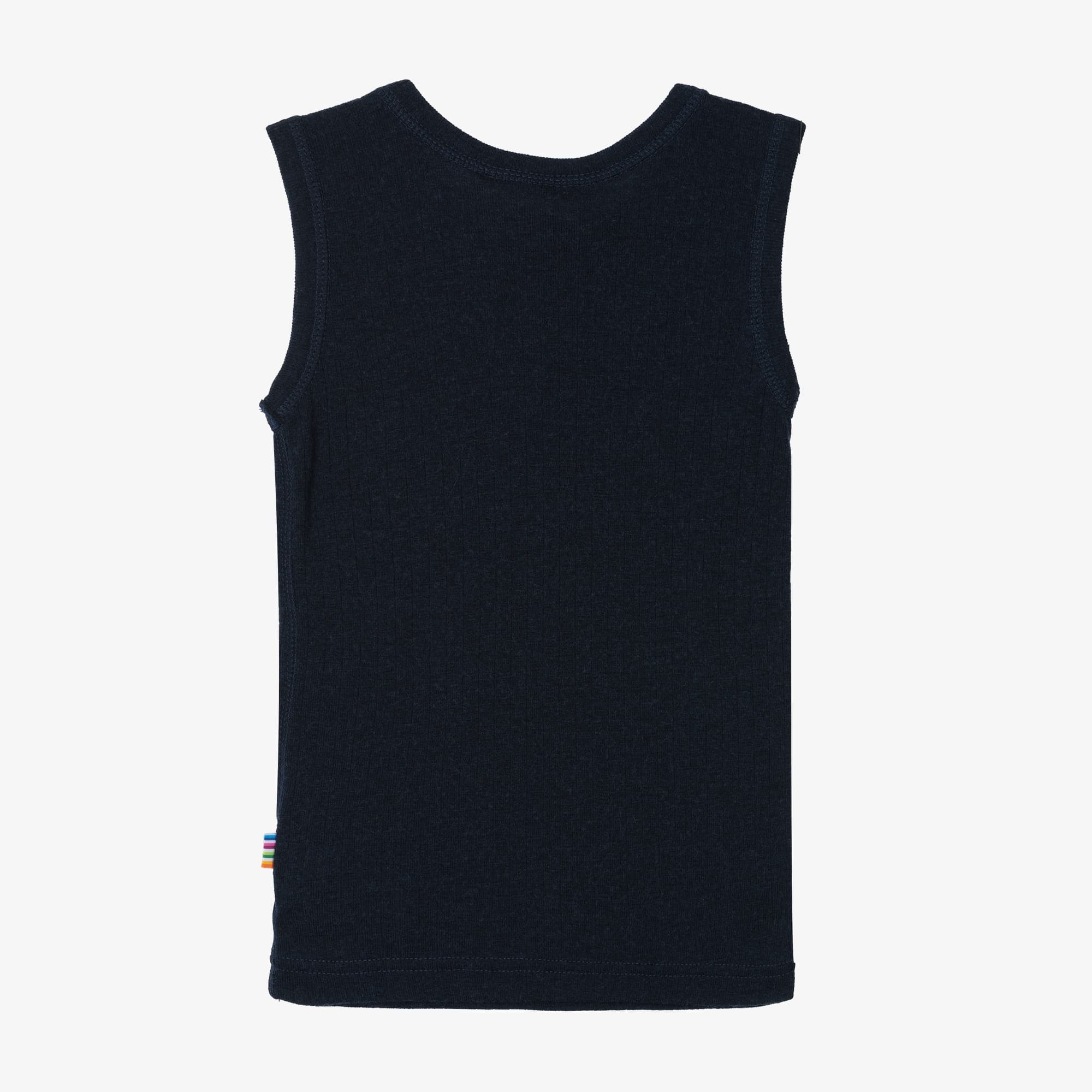 Grey Merino Wool Vest - alternate view