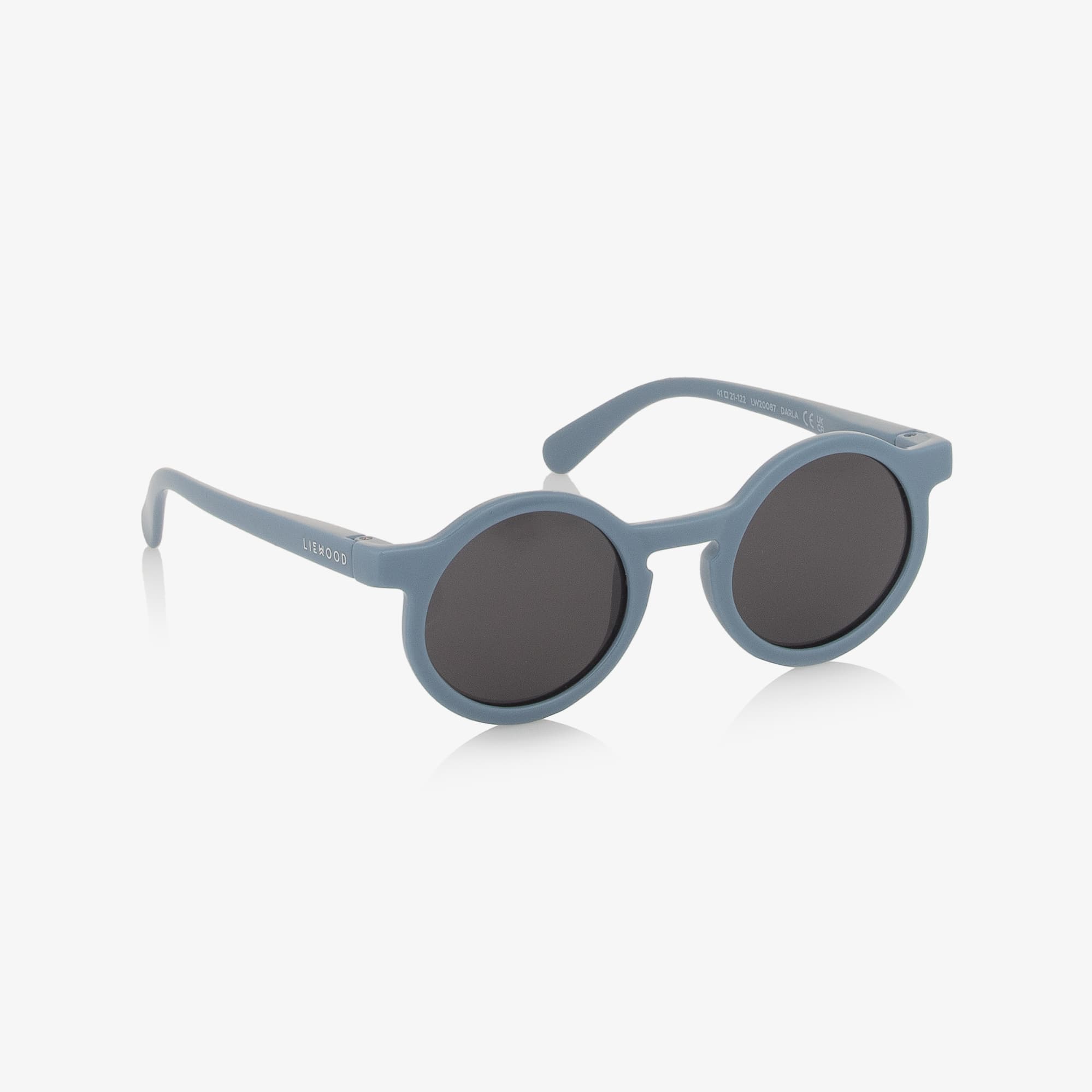 Blue Round Sunglasses