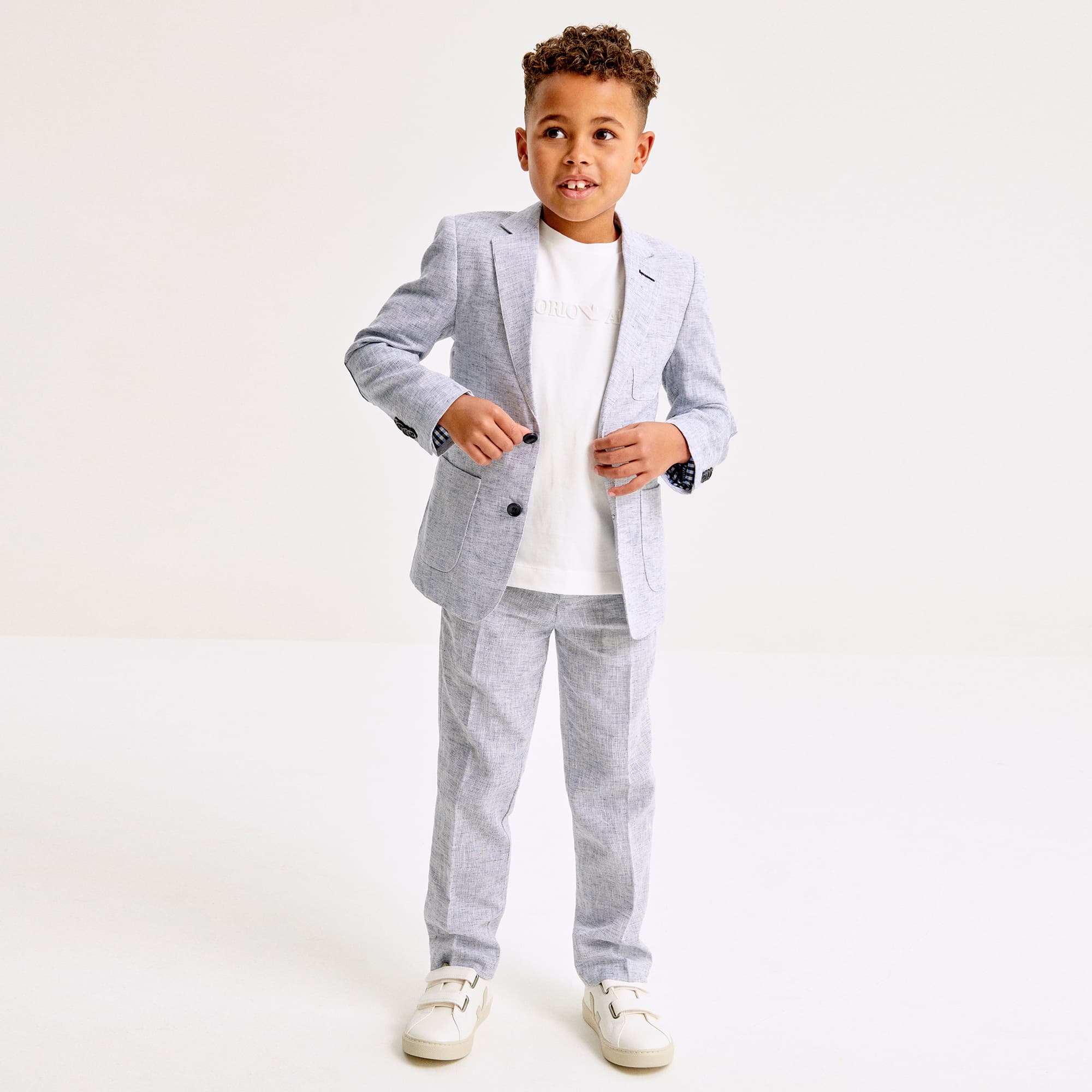 Boys Light Blue Suit - alternate view