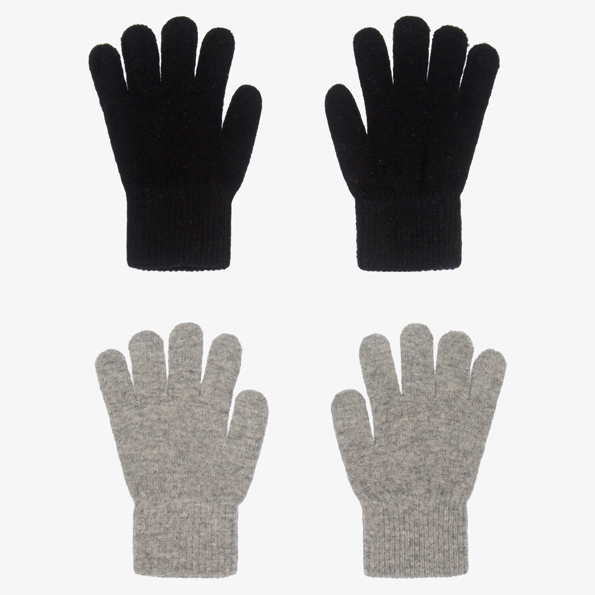 Pink & Grey Gloves (2 Pack) - View 1
