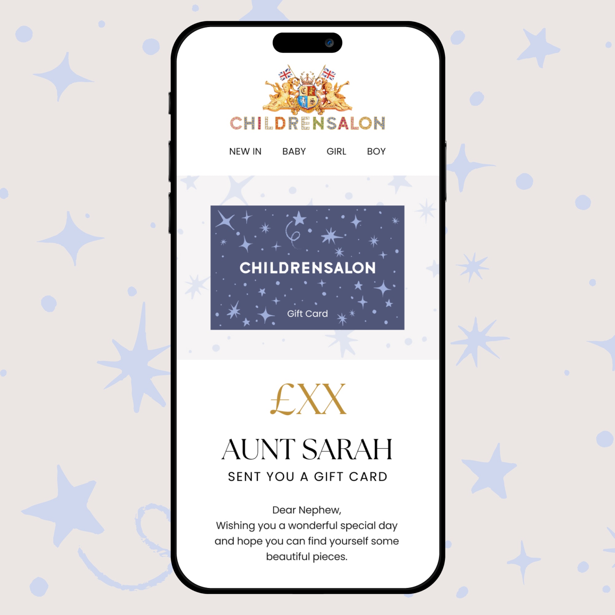 Gift Card (E-Card) - View 2