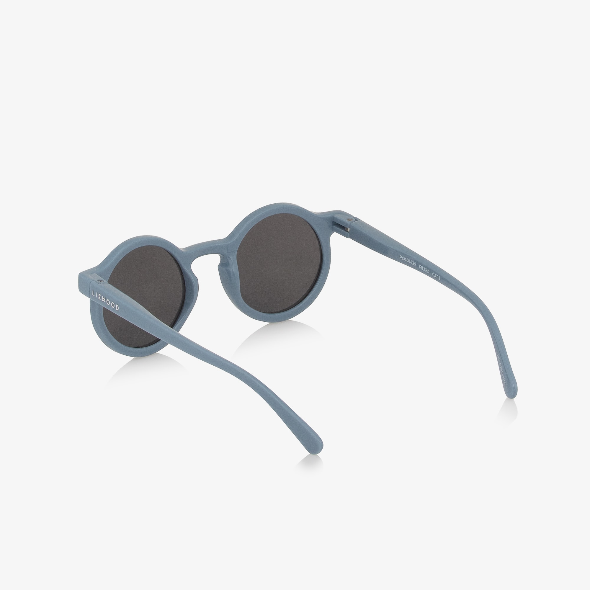 Blue Round Sunglasses - View 4