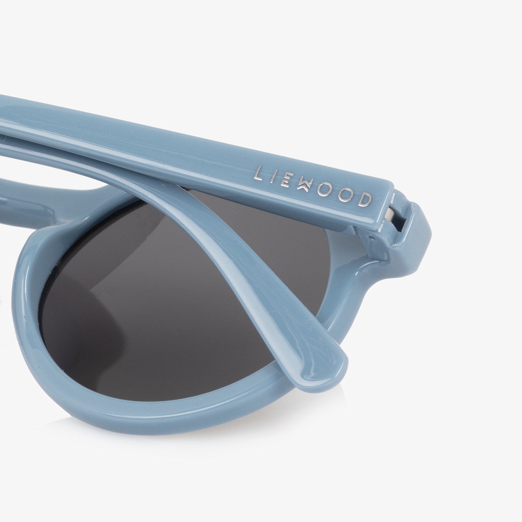Blue Round Sunglasses - View 5