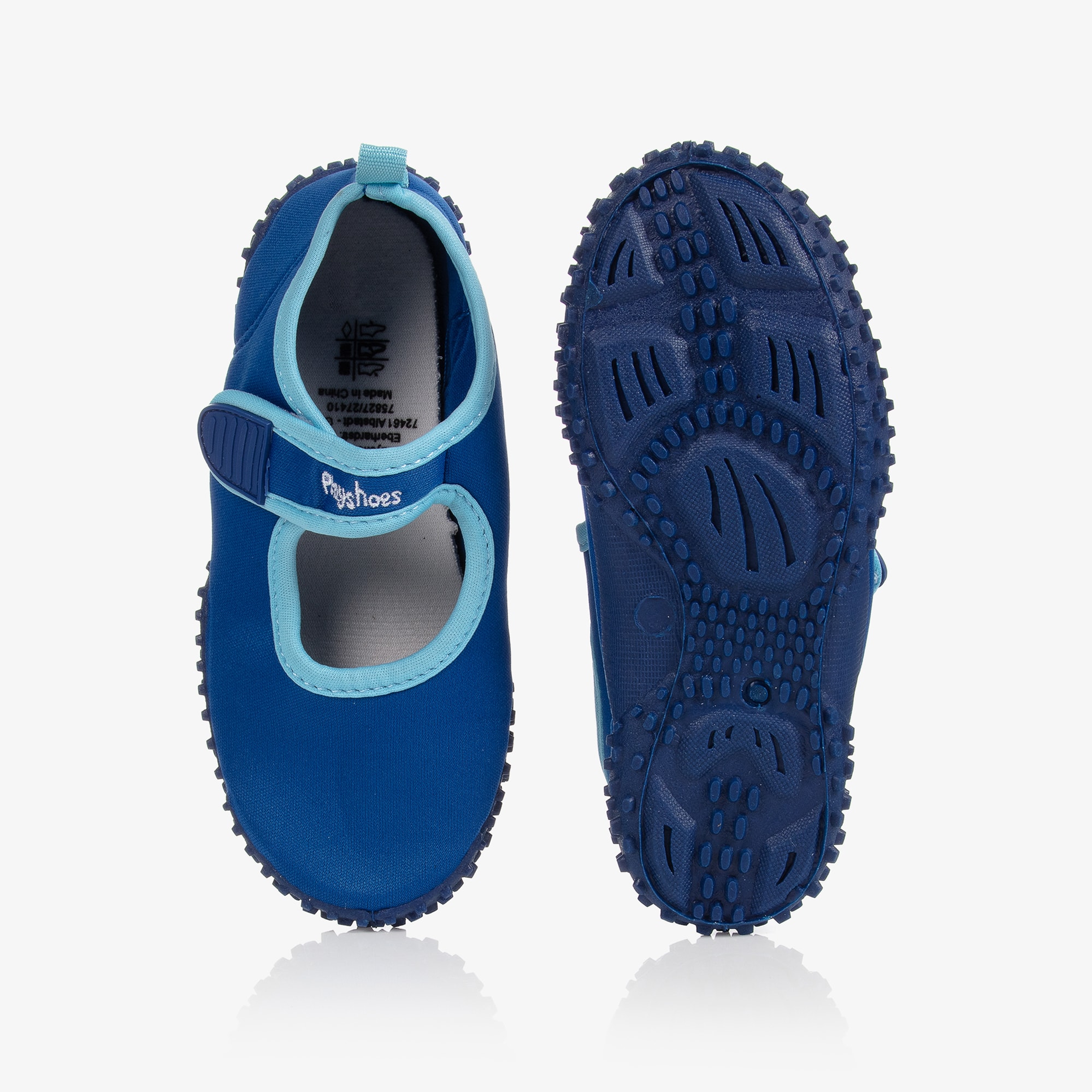 Girls Pink Aqua Shoes - View 4