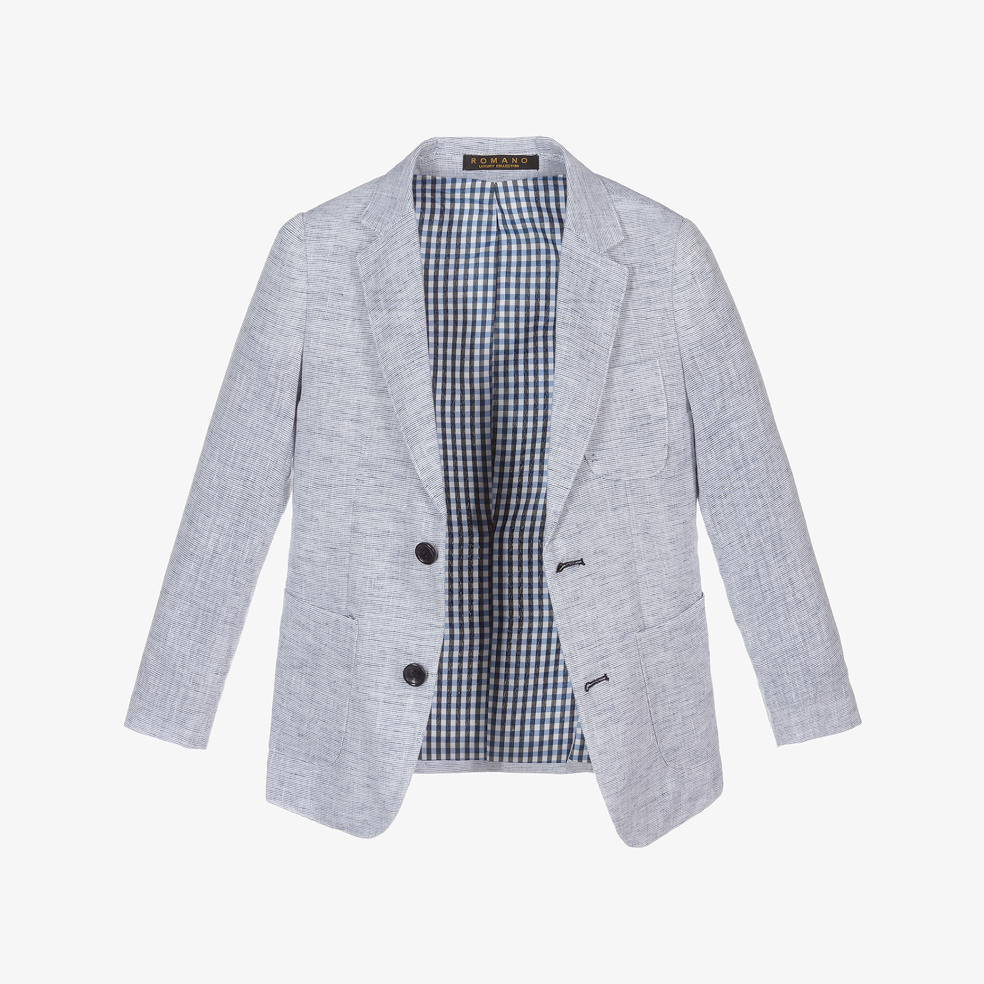 Boys Light Blue Suit - View 5