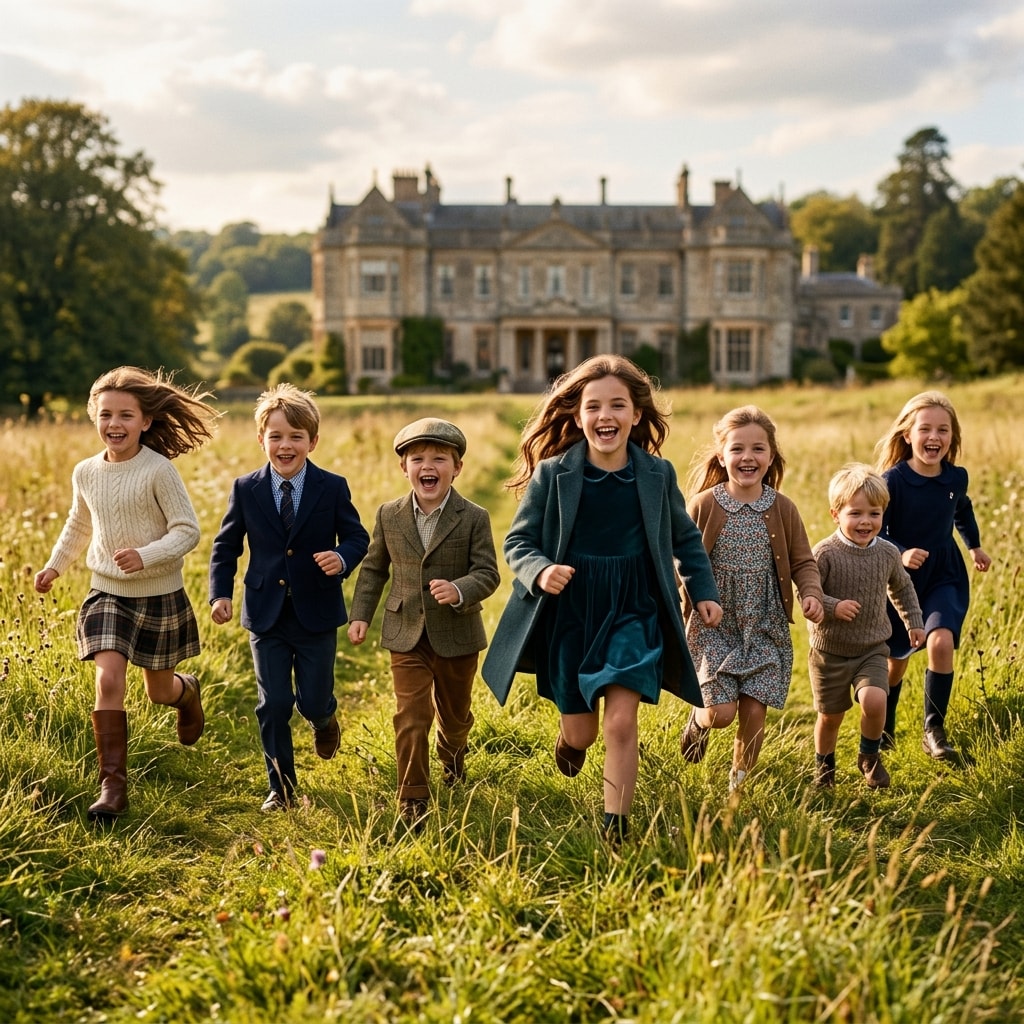 Premium children's fashion editorial
