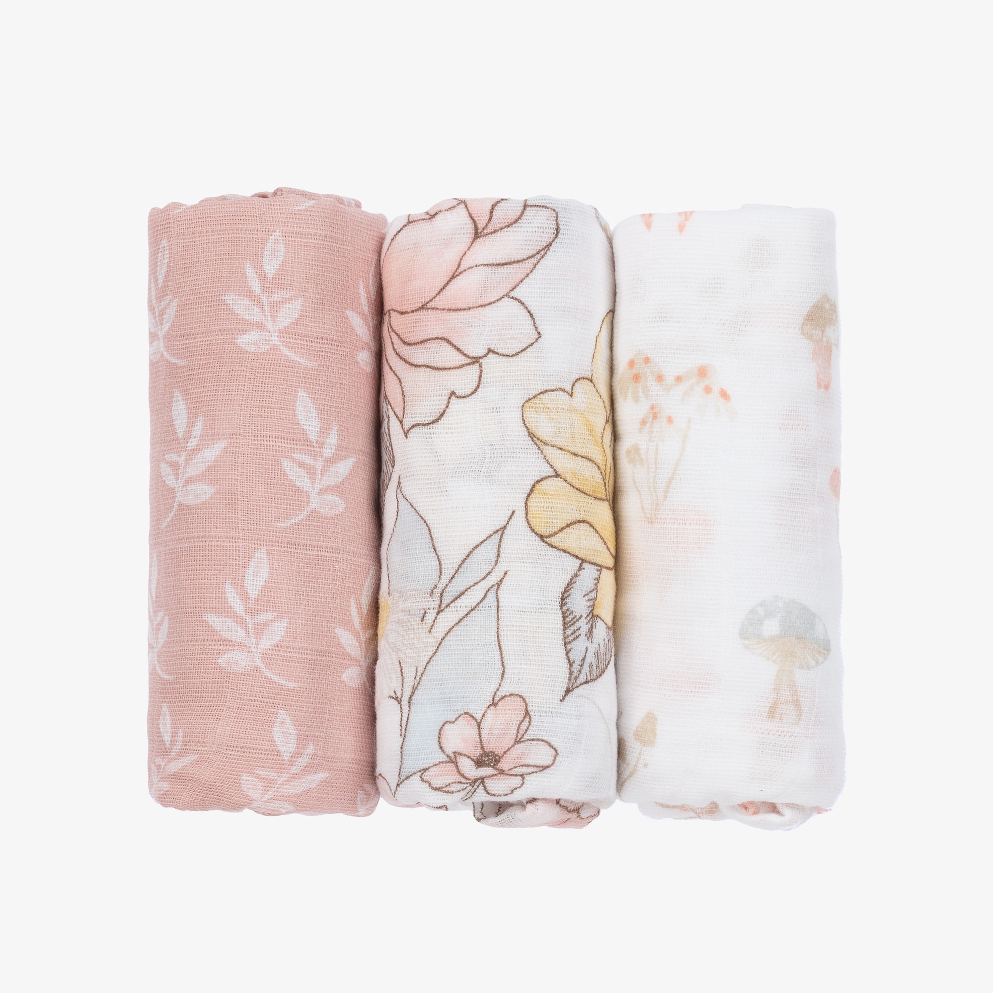 Organic Cotton Muslin Cloths (3 Pack) - View 1