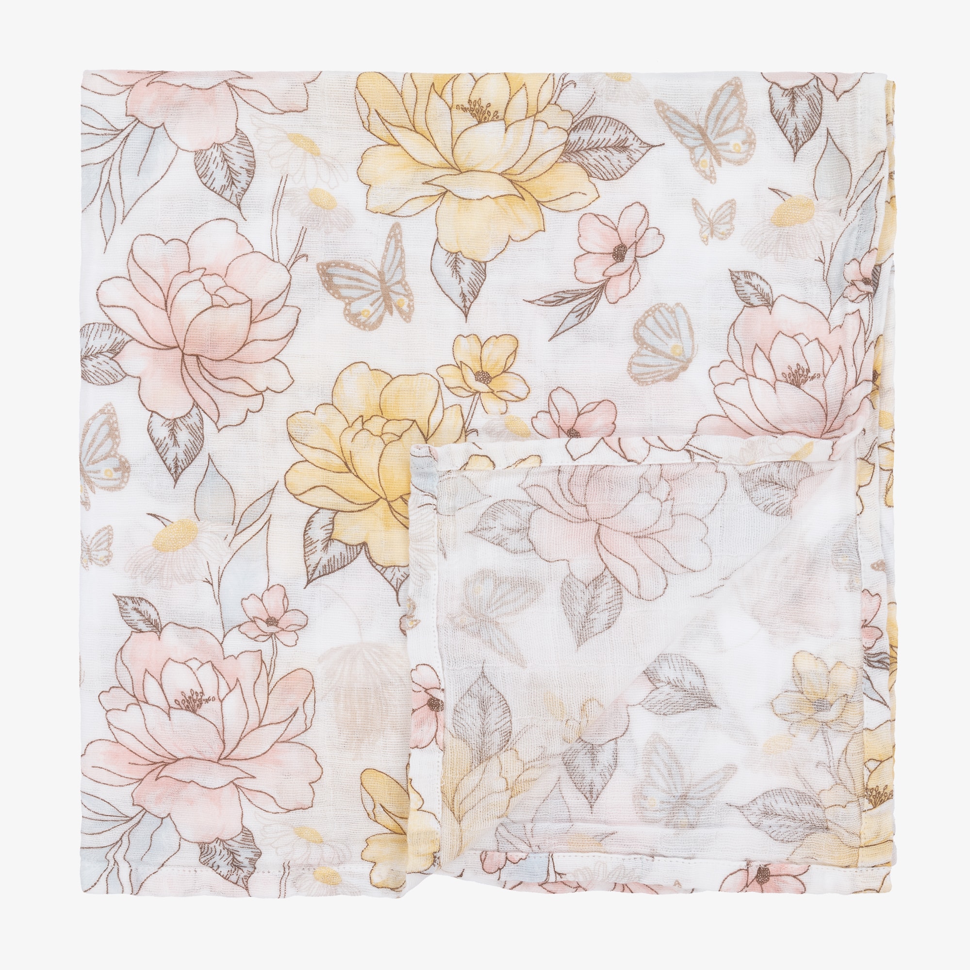 Organic Cotton Muslin Cloths (3 Pack) - View 4