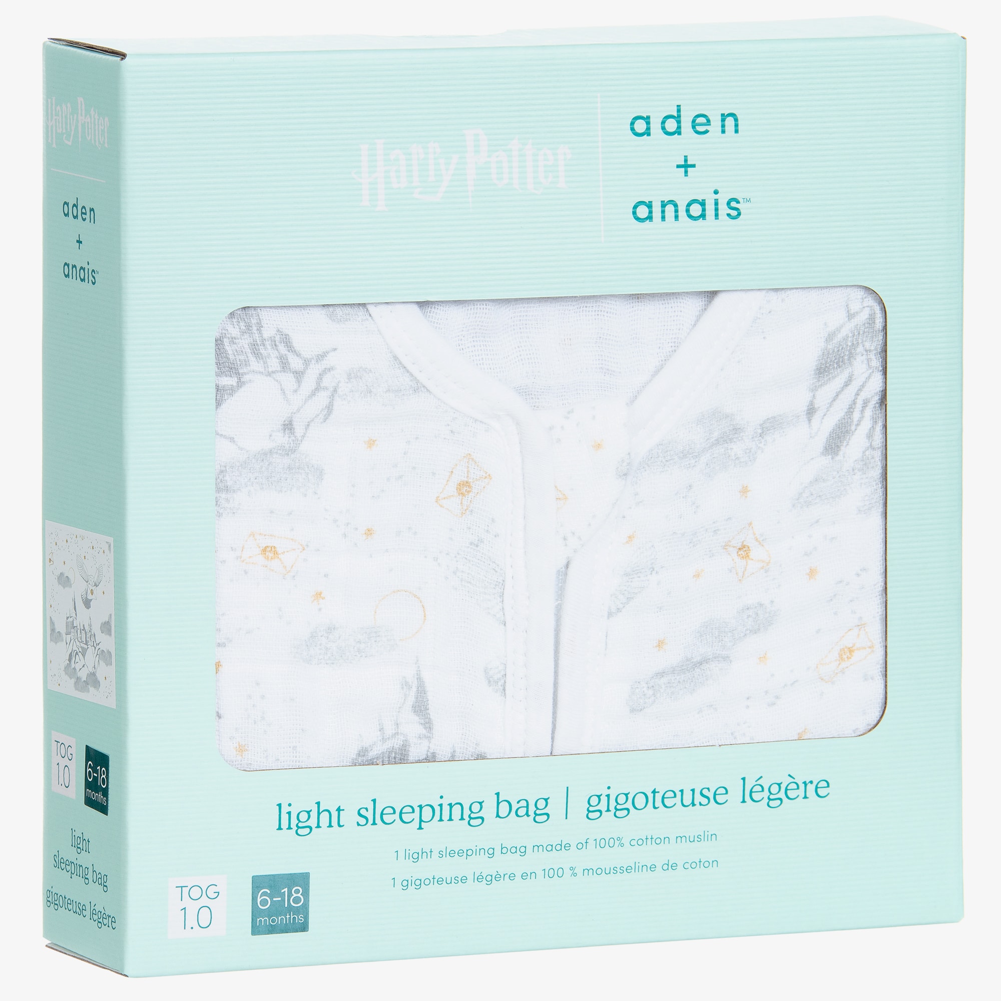 White Harry Potter Cotton Sleeping Bag - View 5