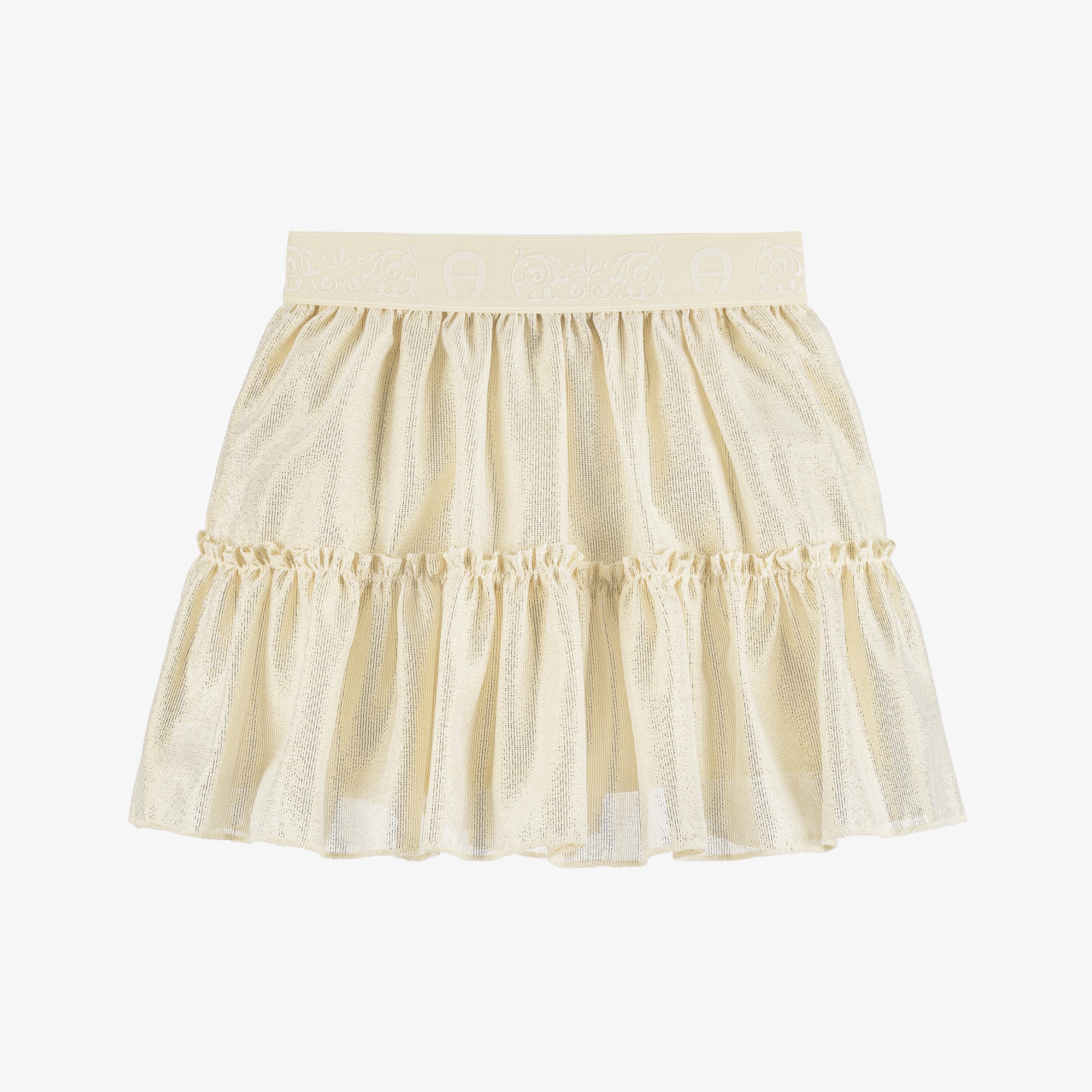 Baby Girls Shimmery Gold Skirt - View 1