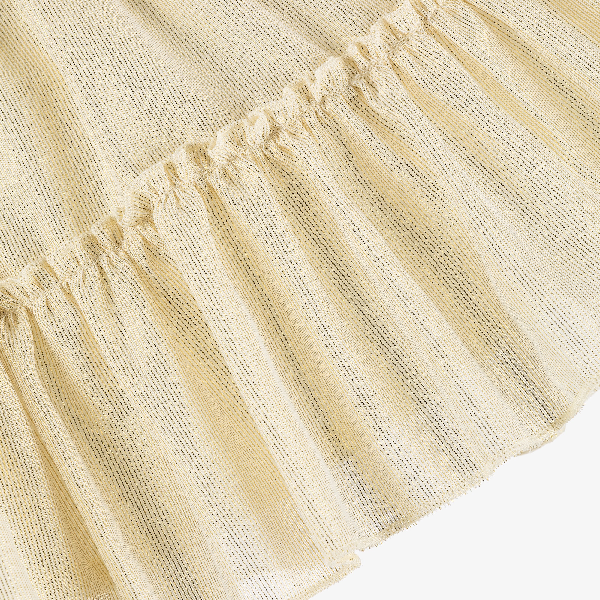Baby Girls Shimmery Gold Skirt - View 3