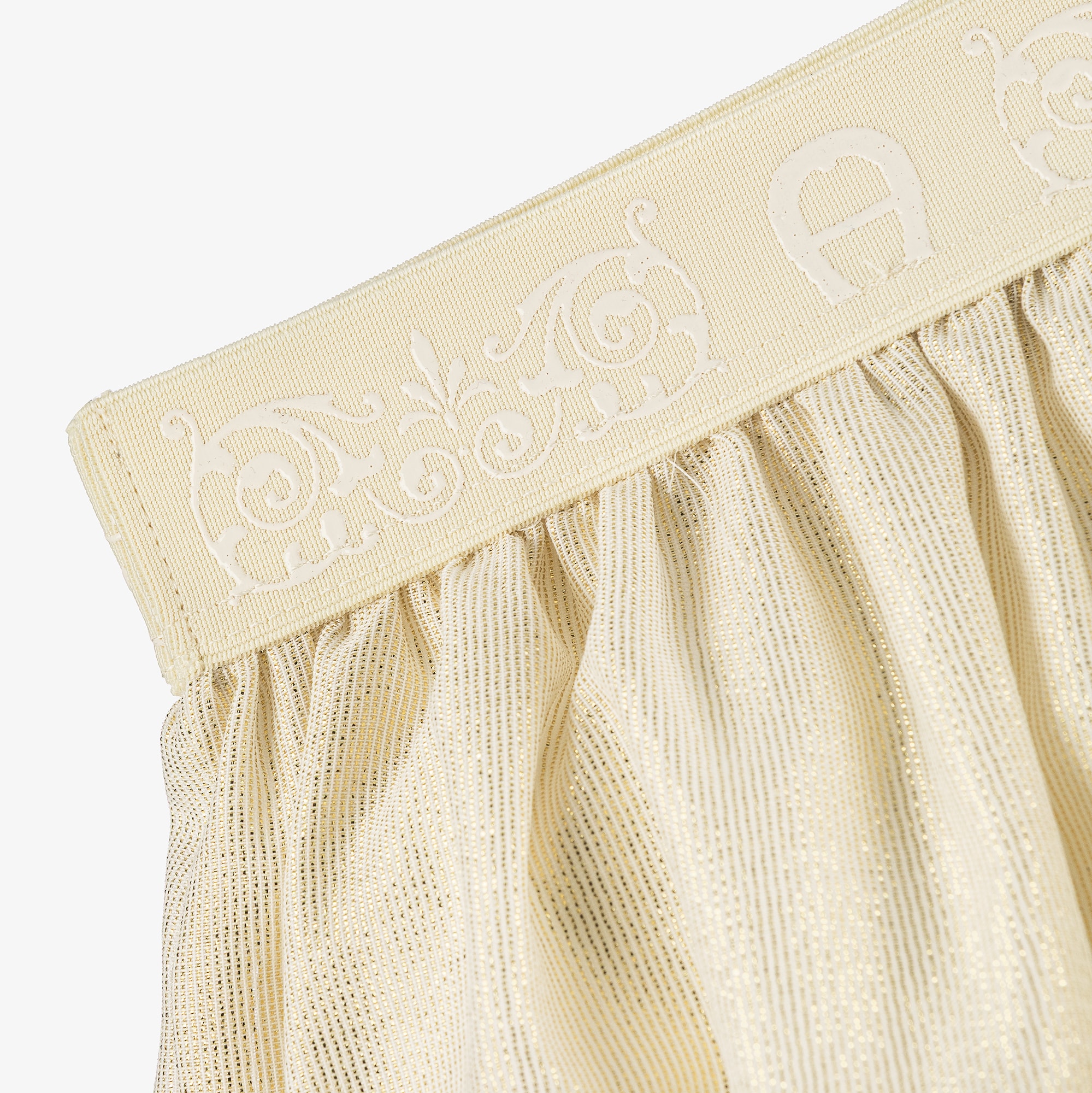 Baby Girls Shimmery Gold Skirt - View 4