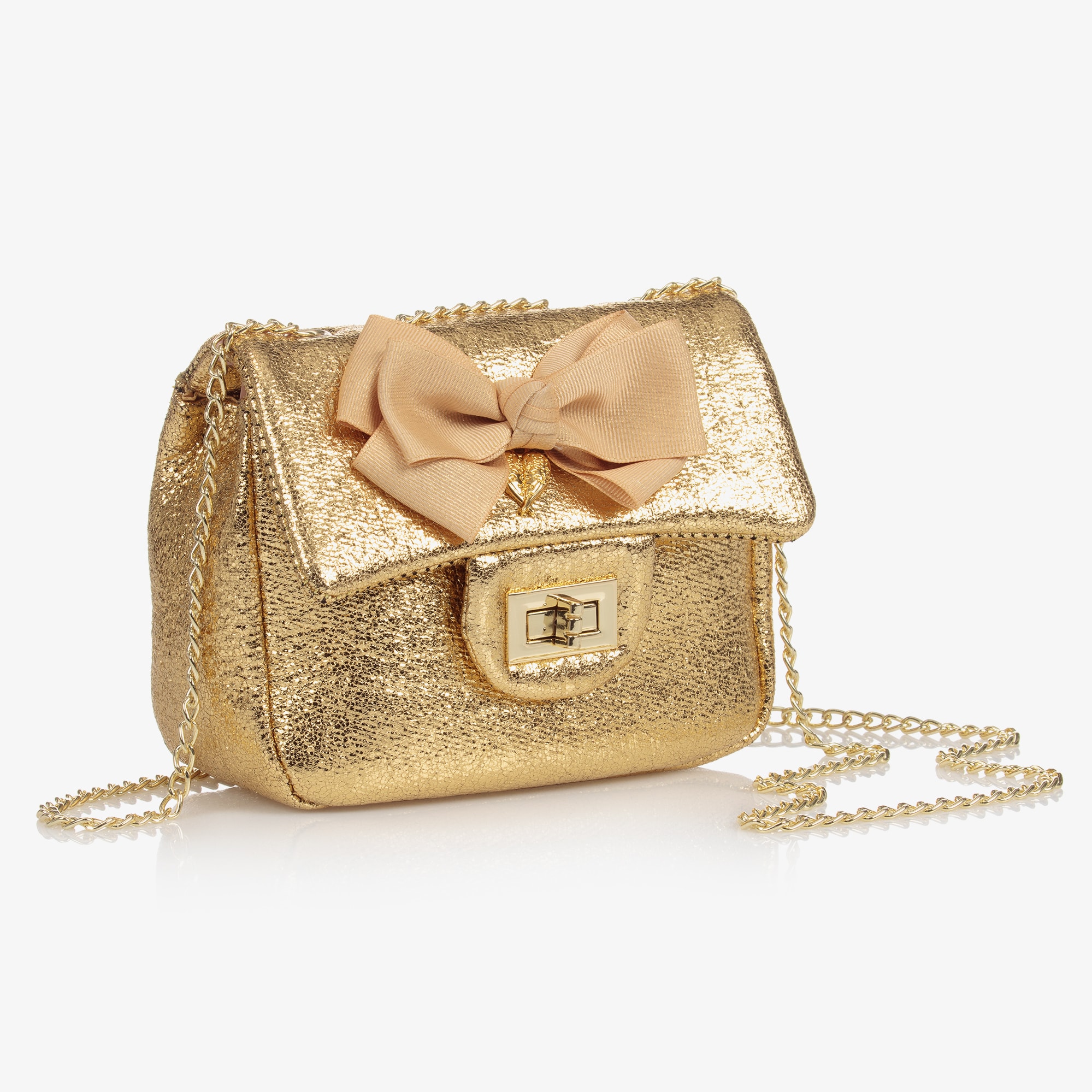 Gold Bow Handbag (17cm) - View 4