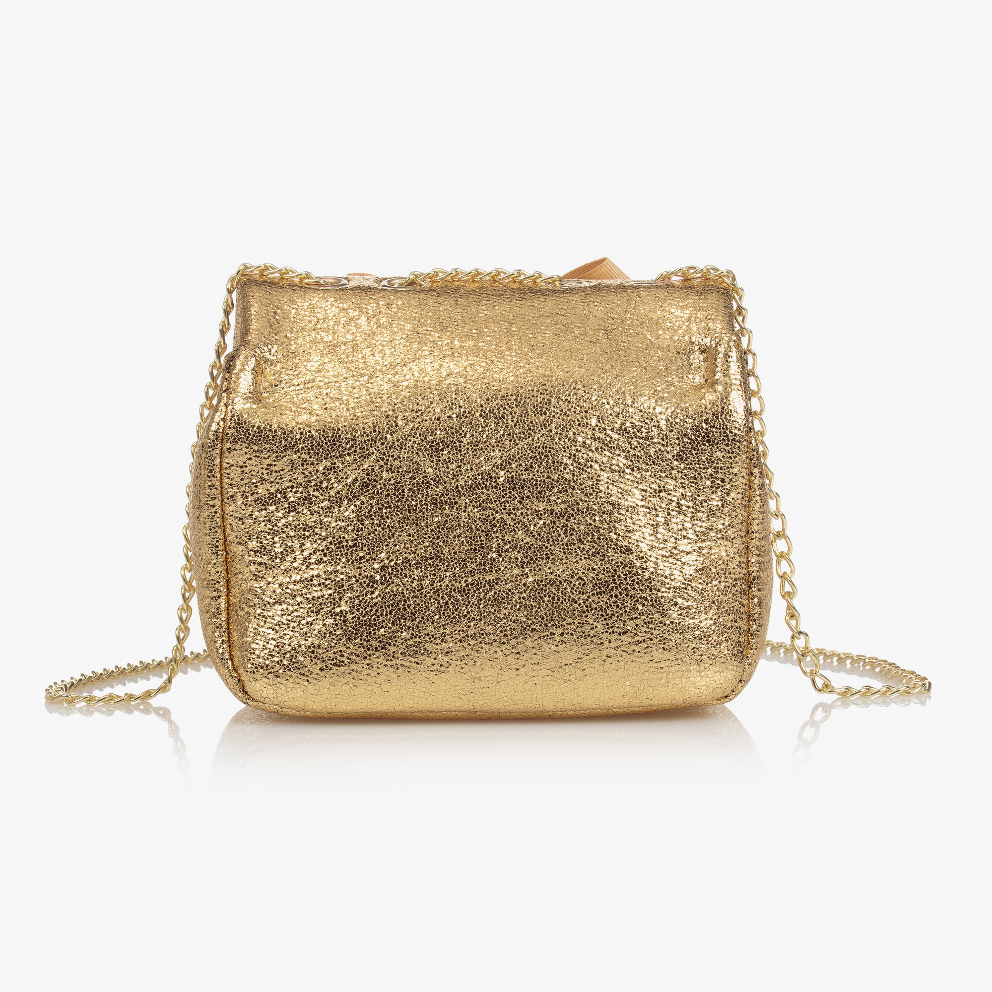 Gold Bow Handbag (17cm) - View 5