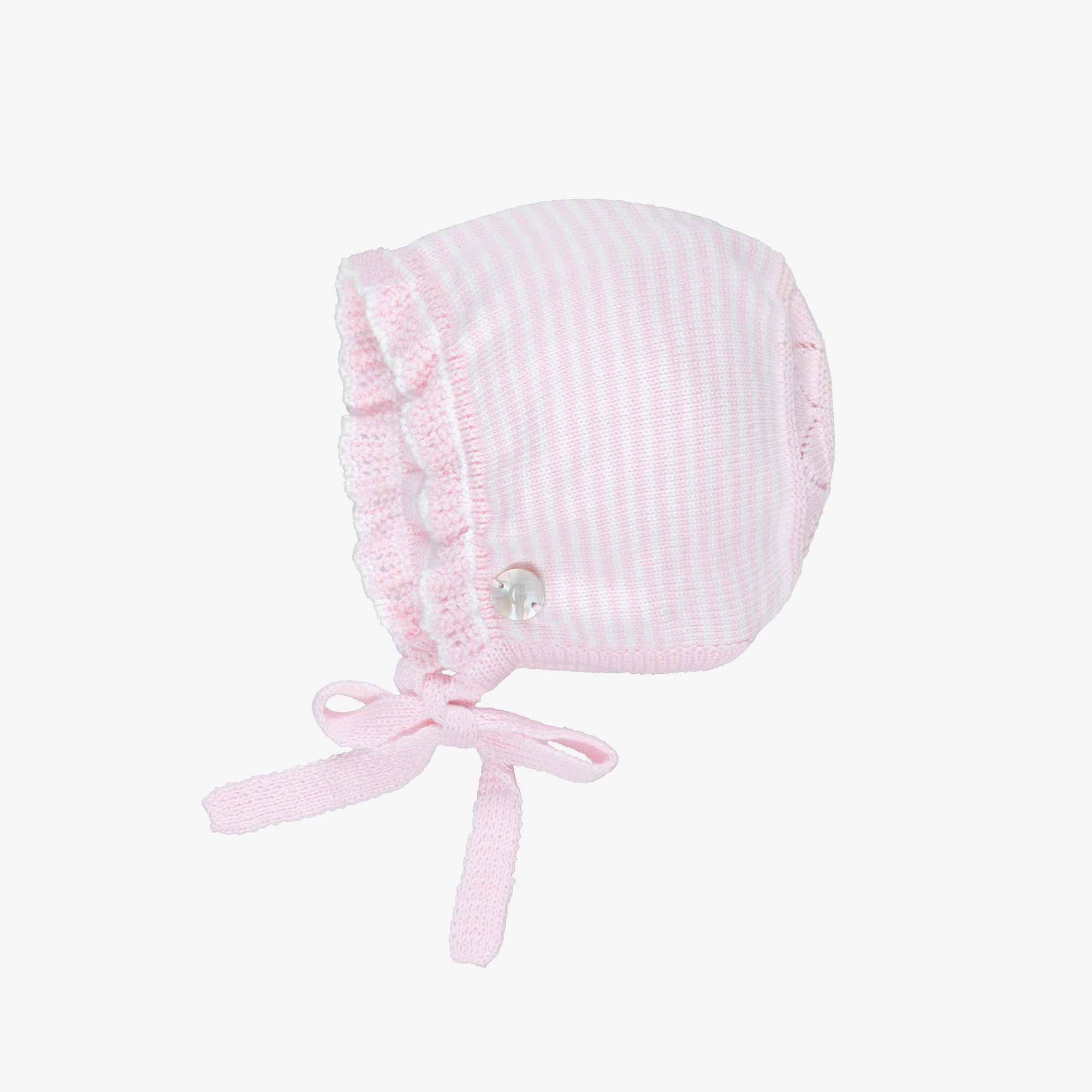 Baby Girls Pink Duck & Stripe Cotton Shorts Set - View 5