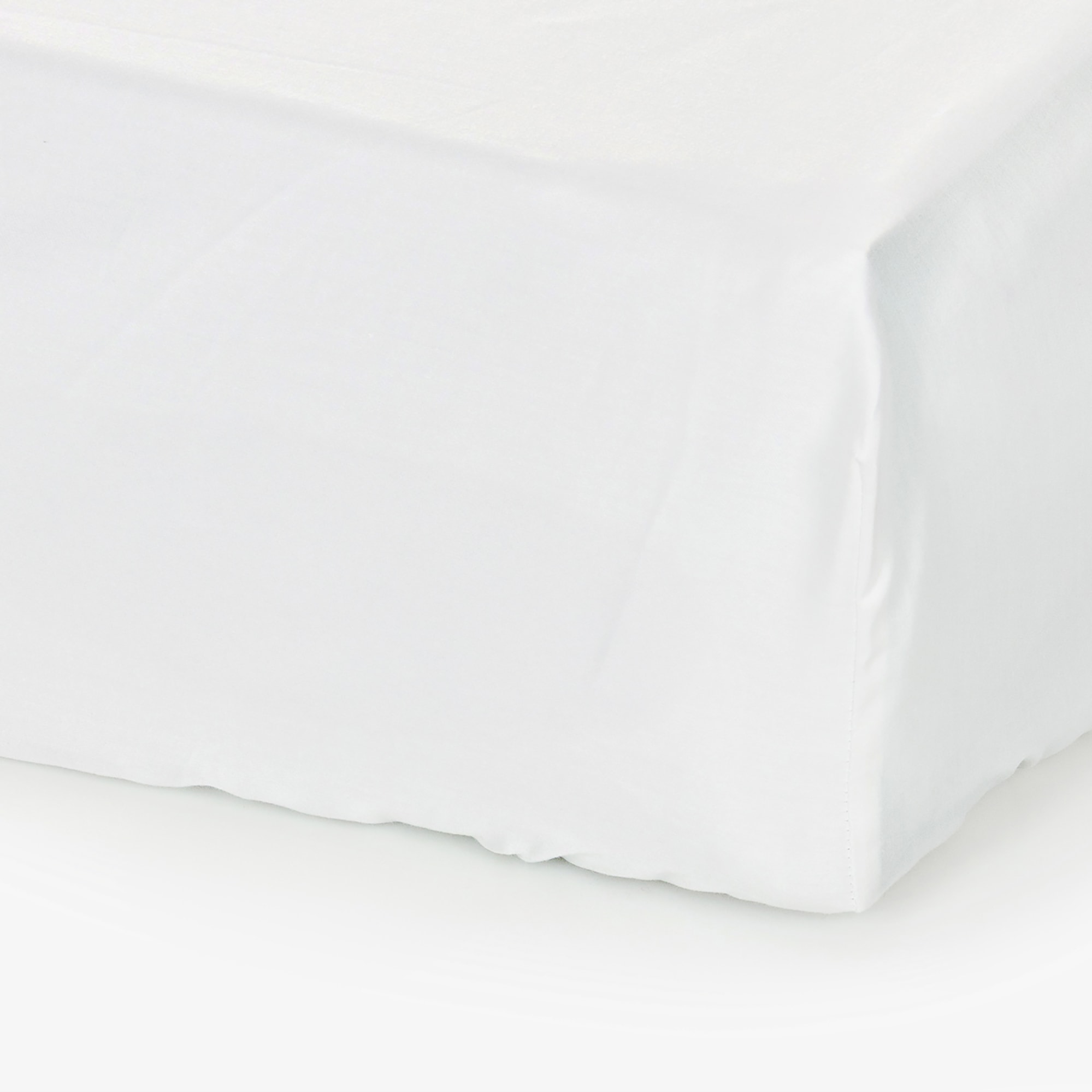 Ivory Cotton Sateen Fitted Crib Sheet with Pink Carousel (140cm) - View 3