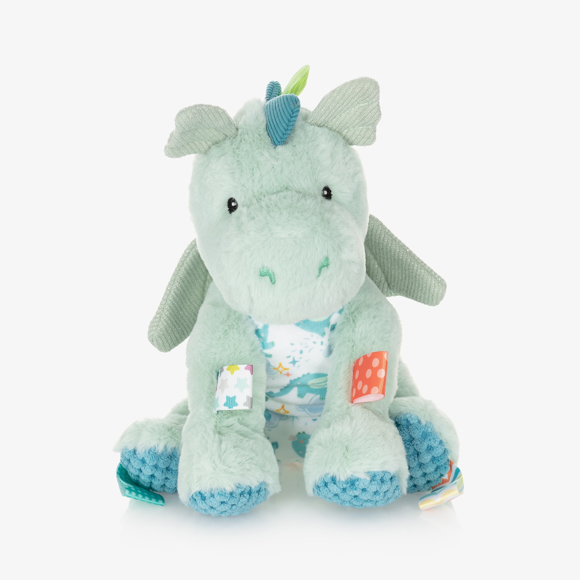 Green Drax Dragon Soft Plush Toy (25cm) - View 1