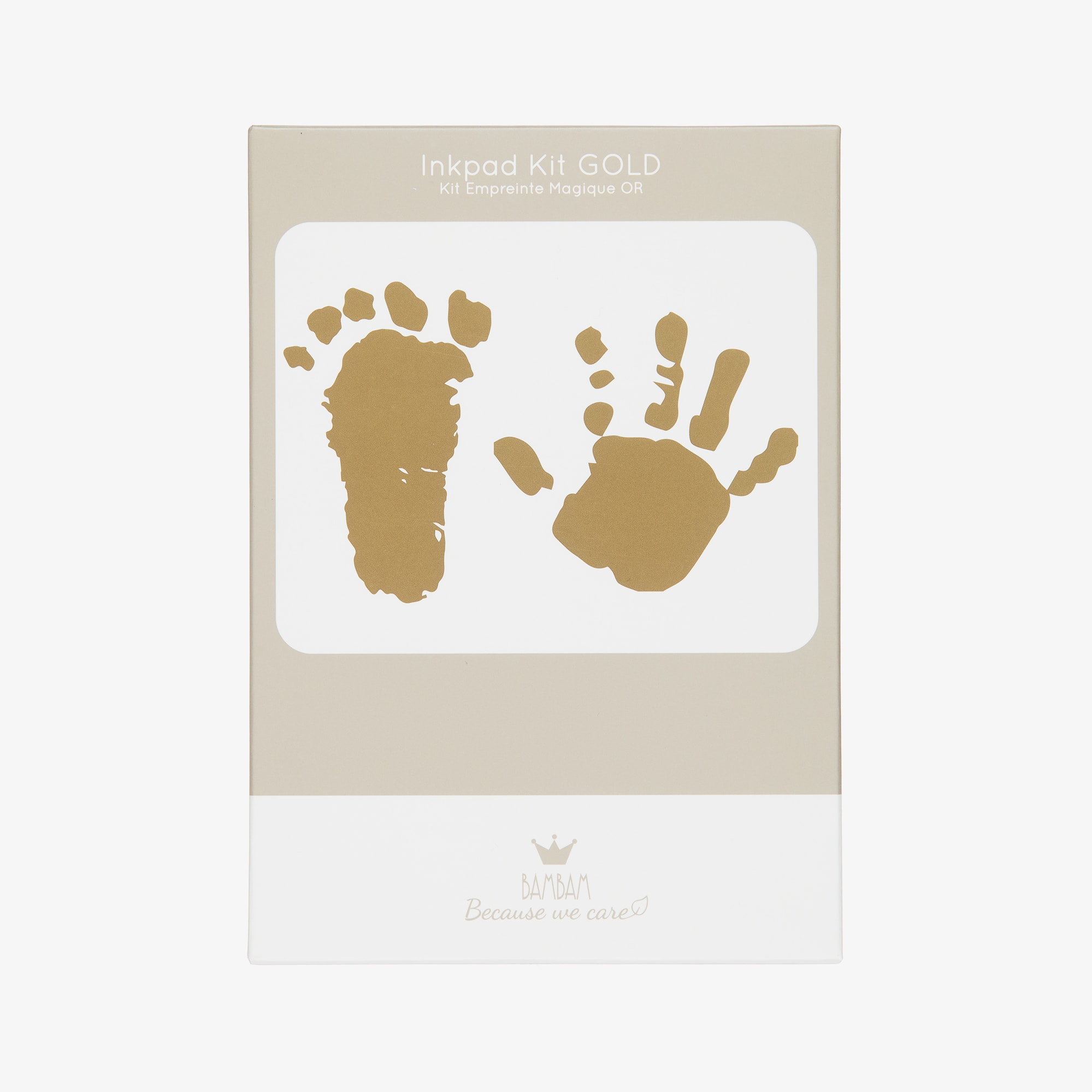 Gold Ink Hand & Foot Print Kit - View 1