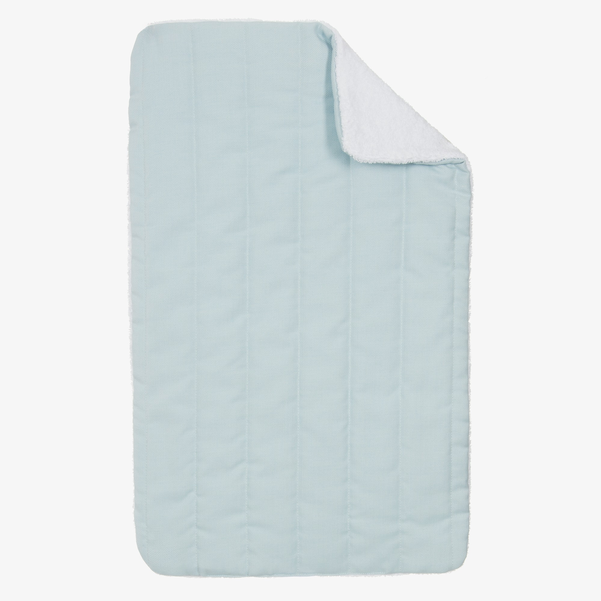 Blue Herringbone Baby Changing Bag (28cm) - View 6