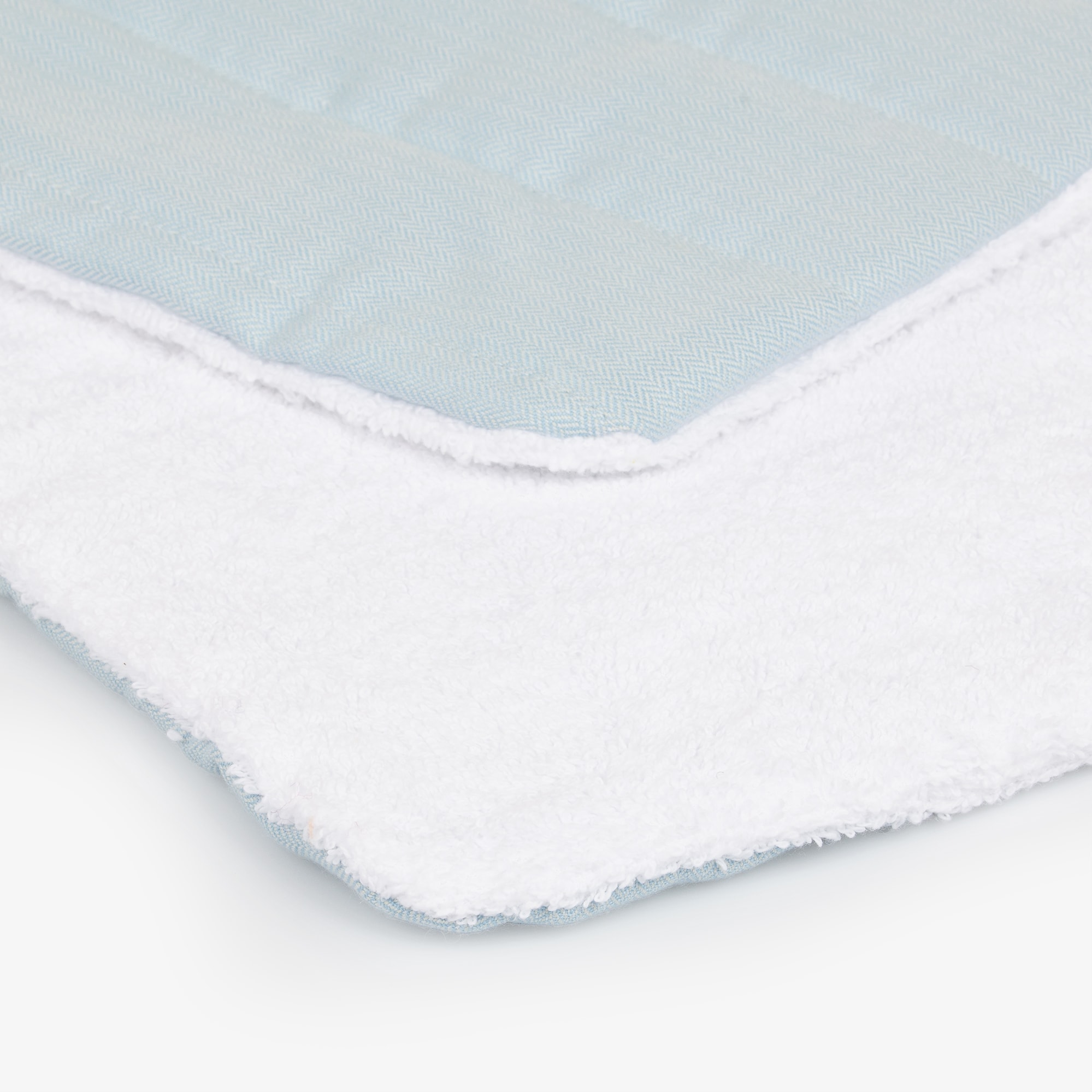 Blue Herringbone Baby Changing Bag (28cm) - View 9