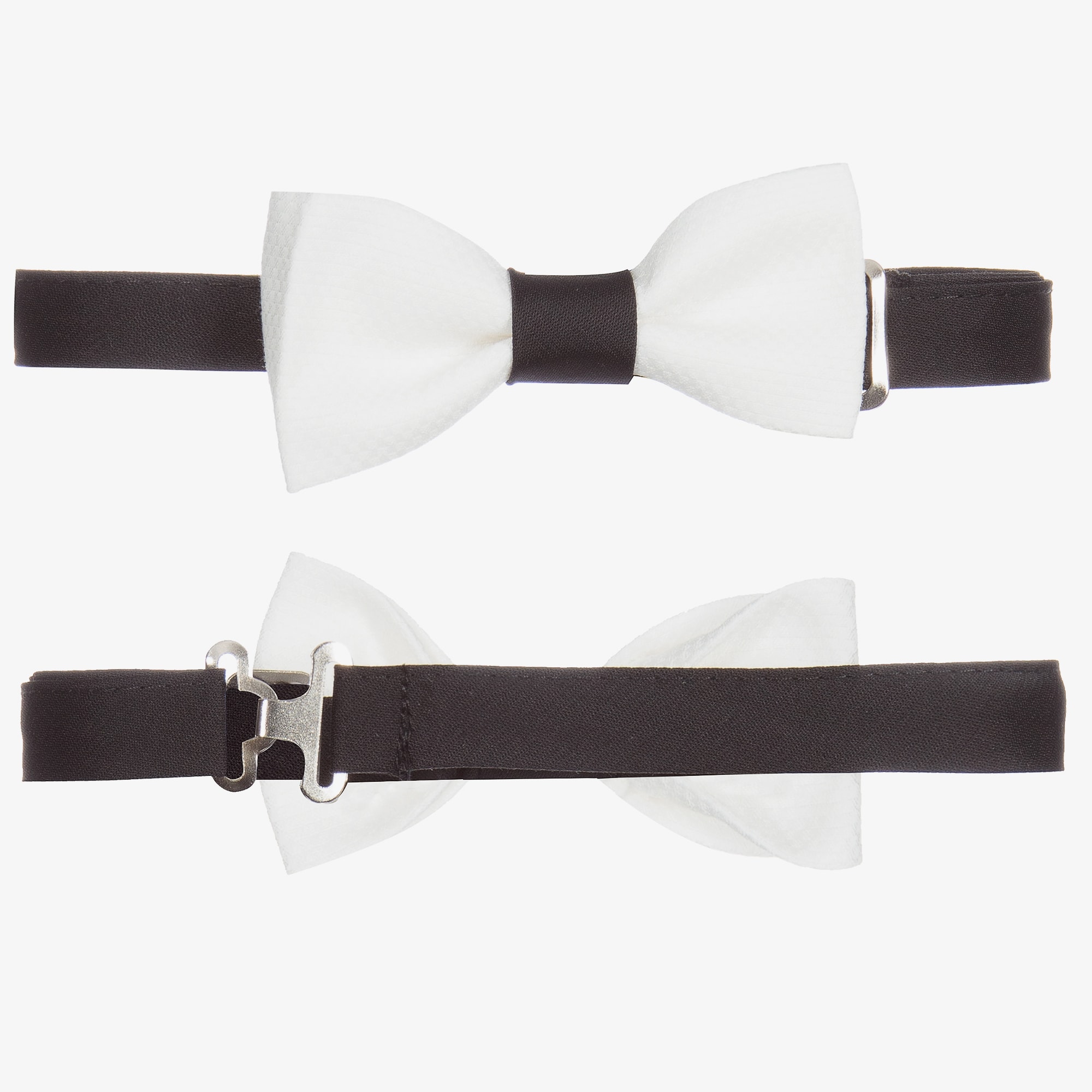 Boys Ivory & Black Tuxedo Suit - View 7