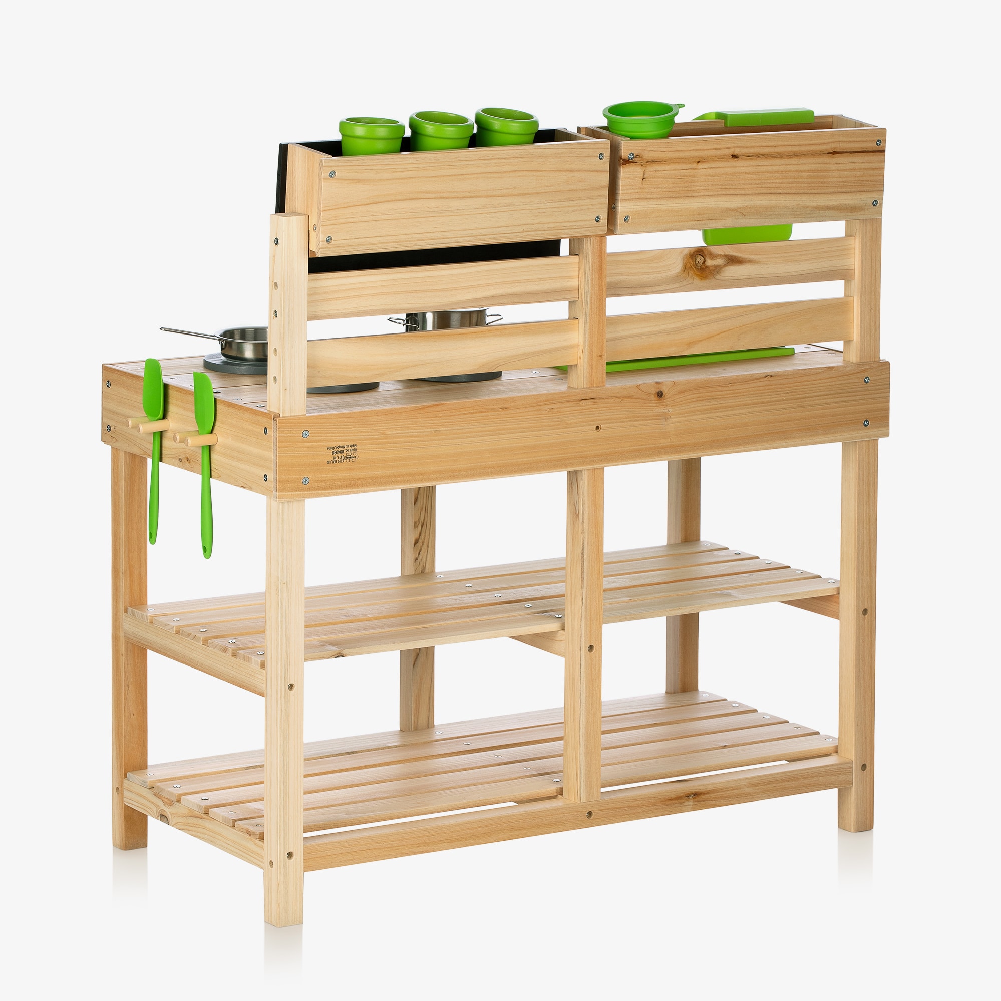 Wooden Outdoor Mud Kitchen Play Set (83cm) - View 2