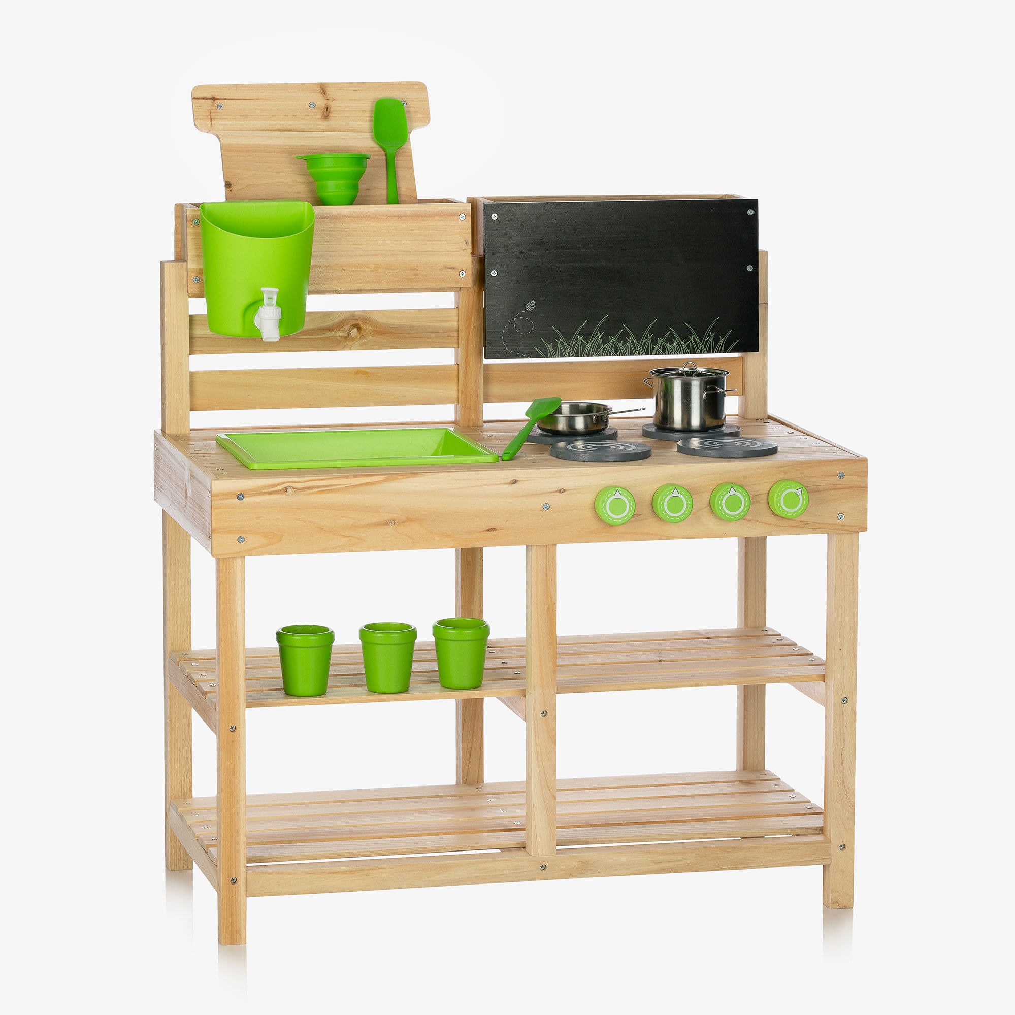 Wooden Outdoor Mud Kitchen Play Set (83cm) - View 4