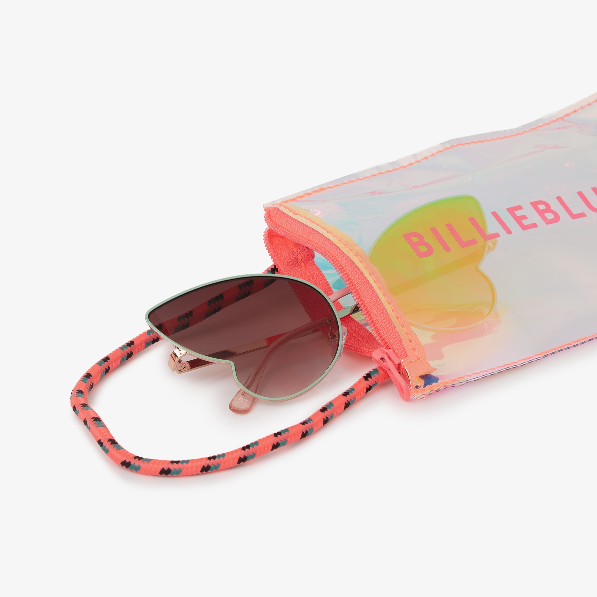 Girls Pink Butterfly Sunglasses (UV400) - View 4