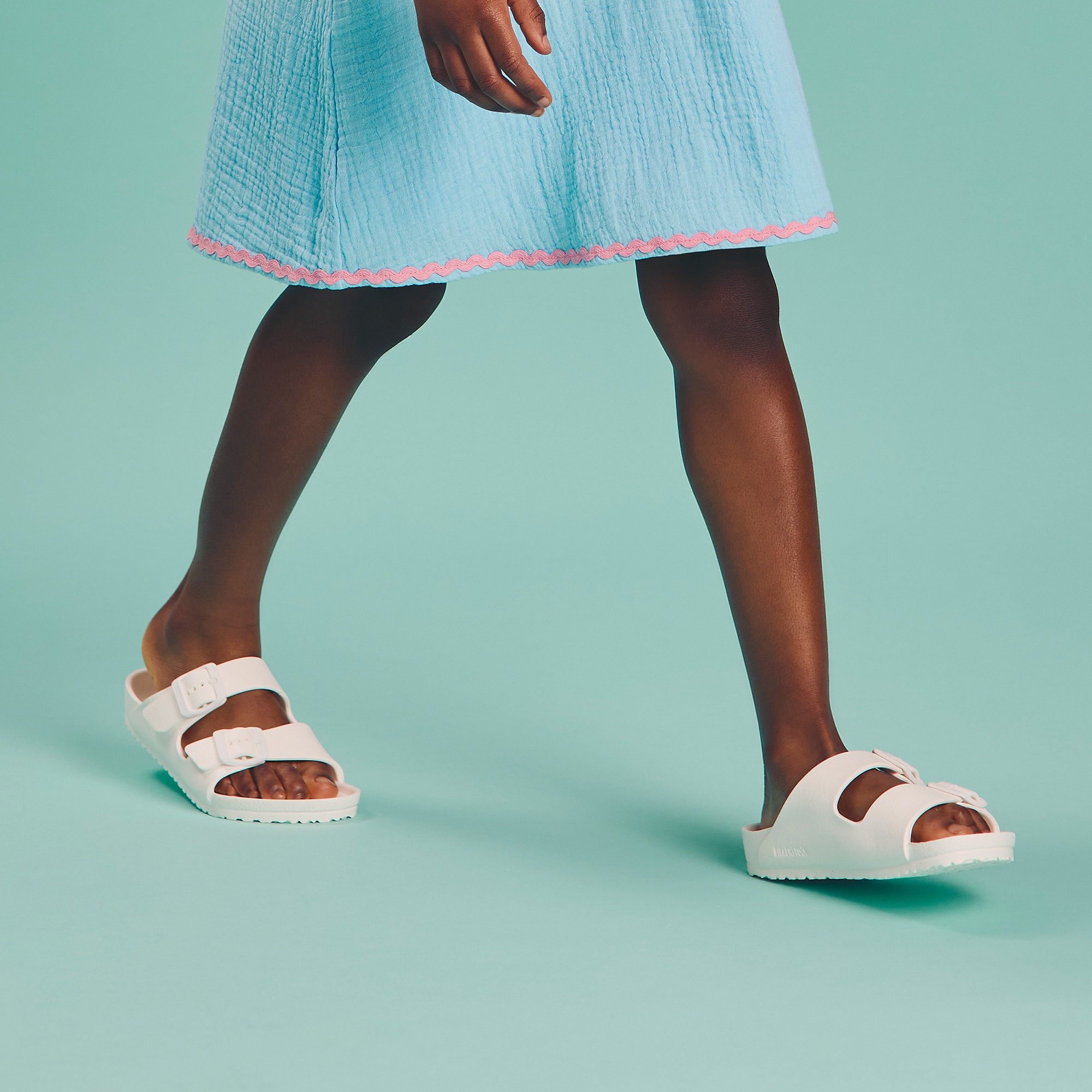 White Arizona Eva Sandals - View 2