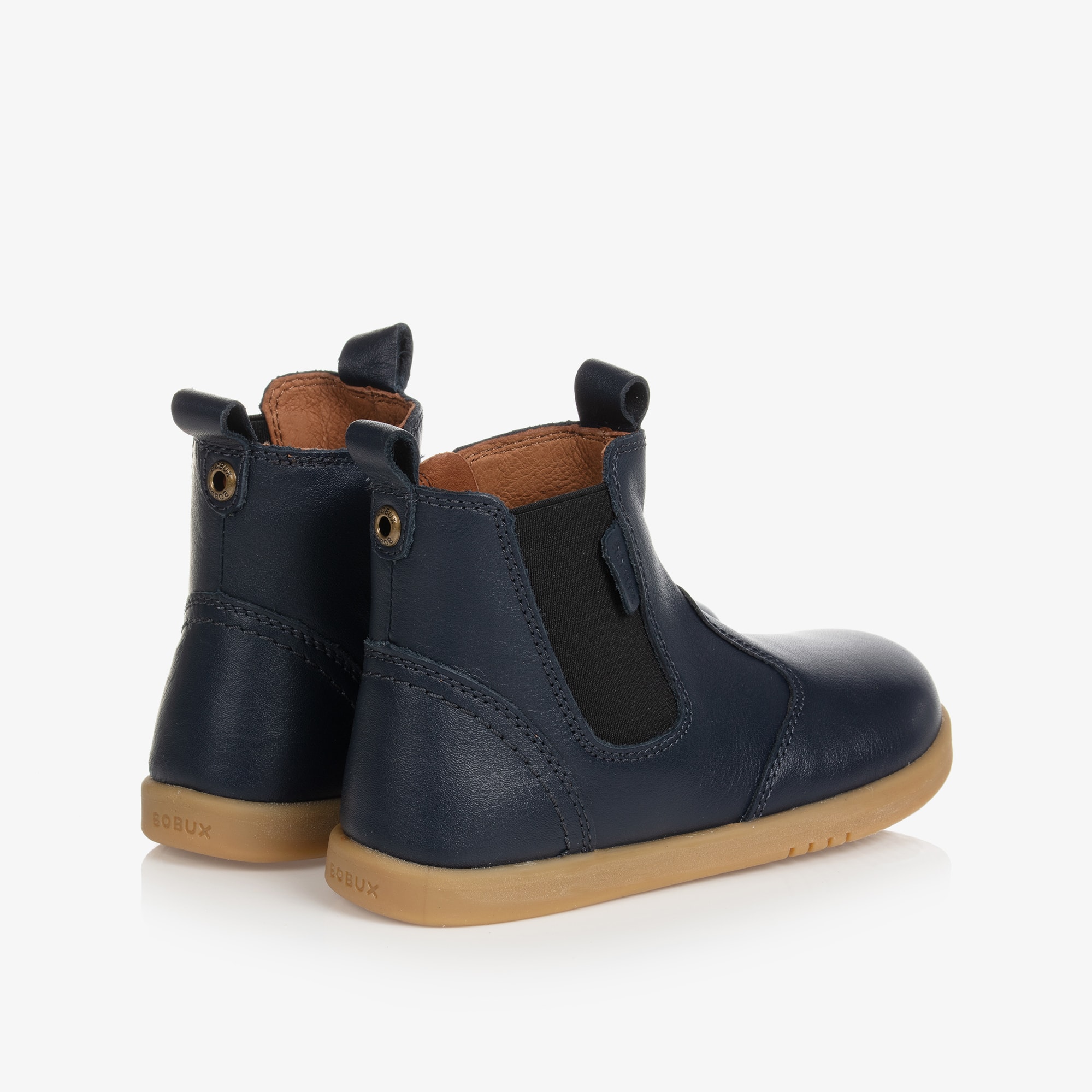 Brown Leather Chelsea Boots - View 4