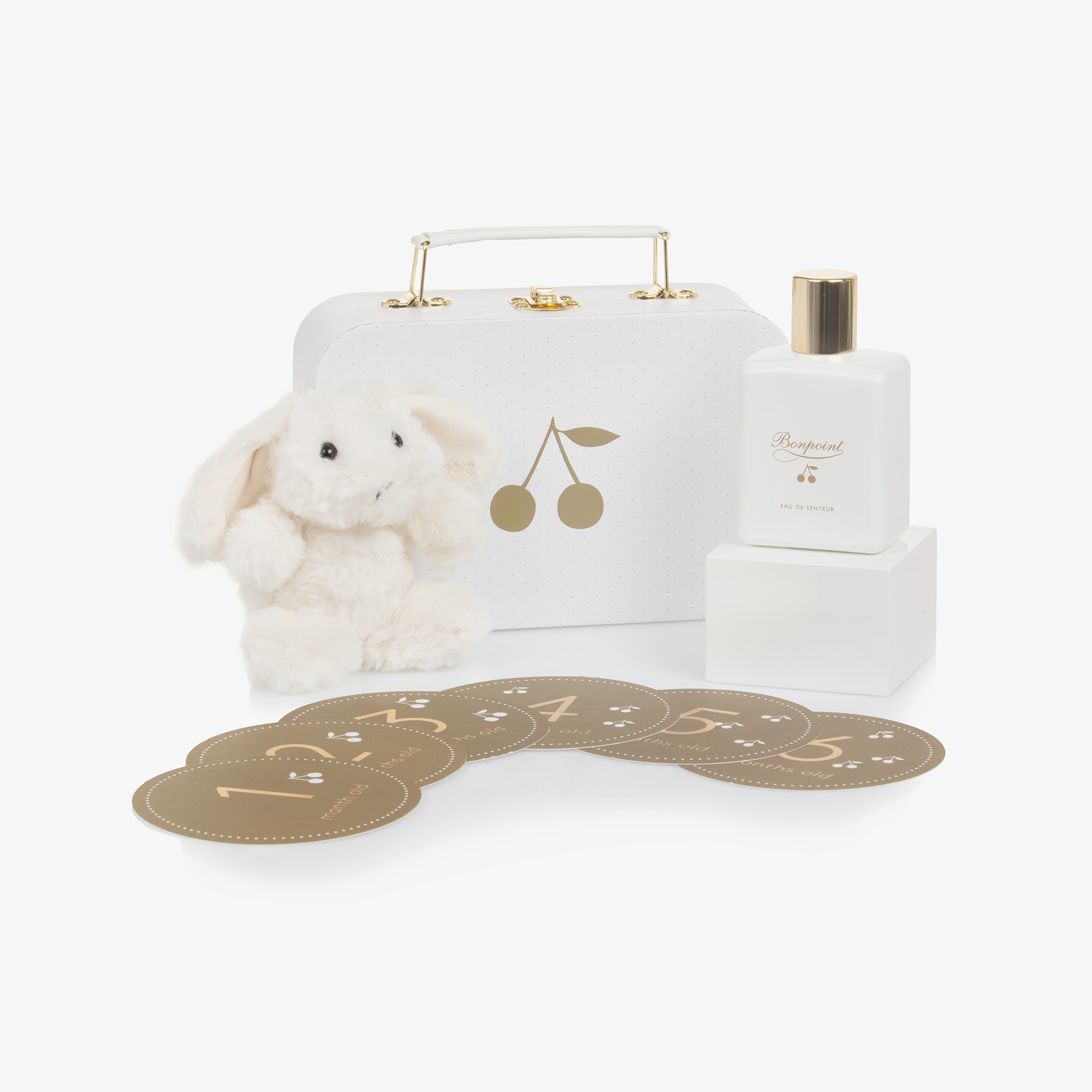 Baby Milestone Gift Set with Bunny & Scented Water (100ml) - View 1