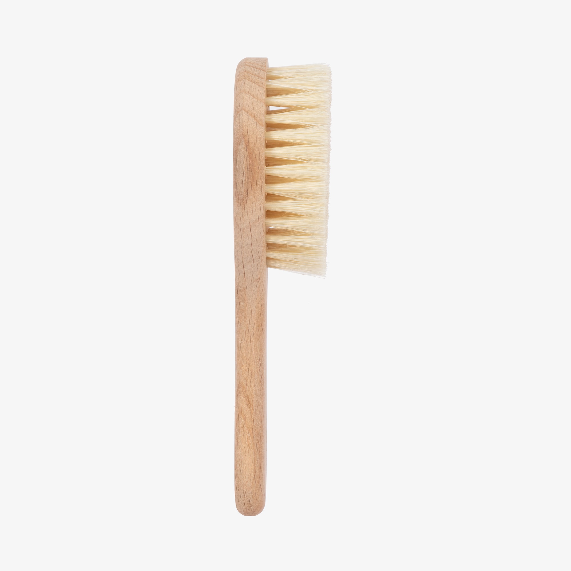 Beige Wooden Baby Hairbrush - View 3