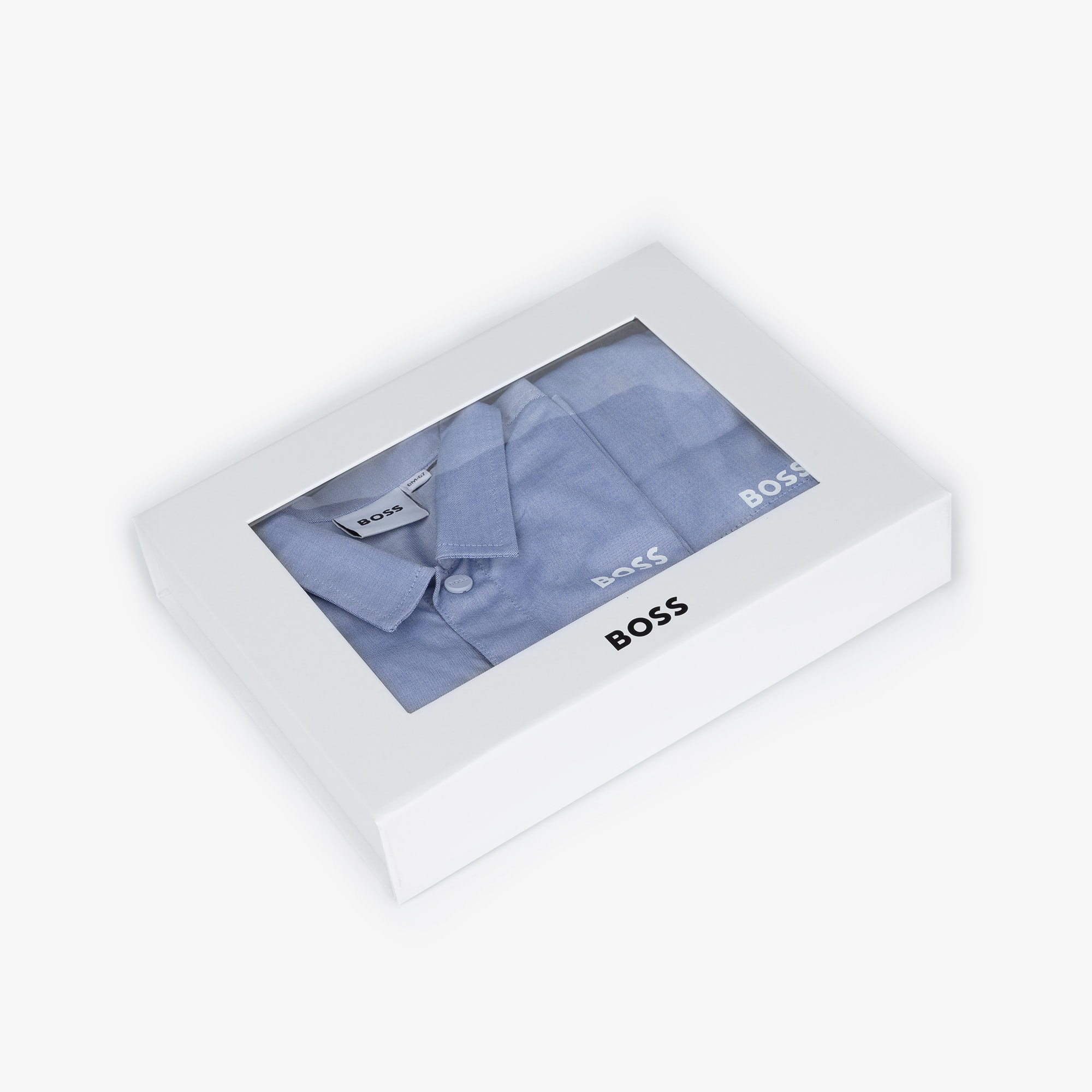 Baby Boys Blue Cotton Short-Sleeved Shirt & Shorts Set - View 5
