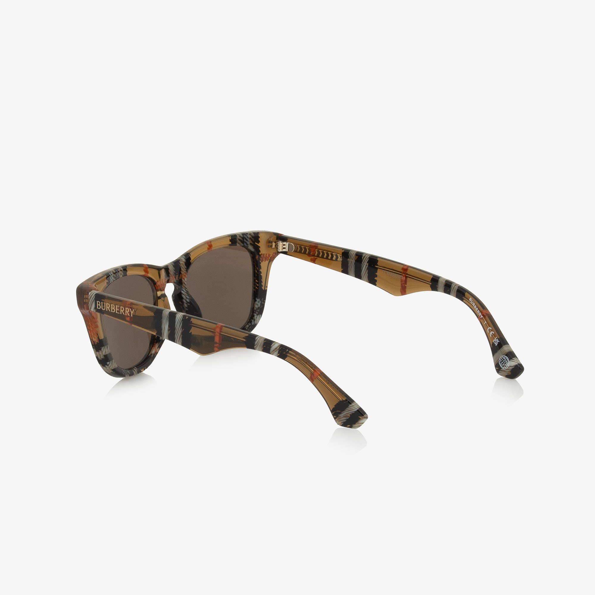 Beige Check Sunglasses (UVA/UVB) - View 4