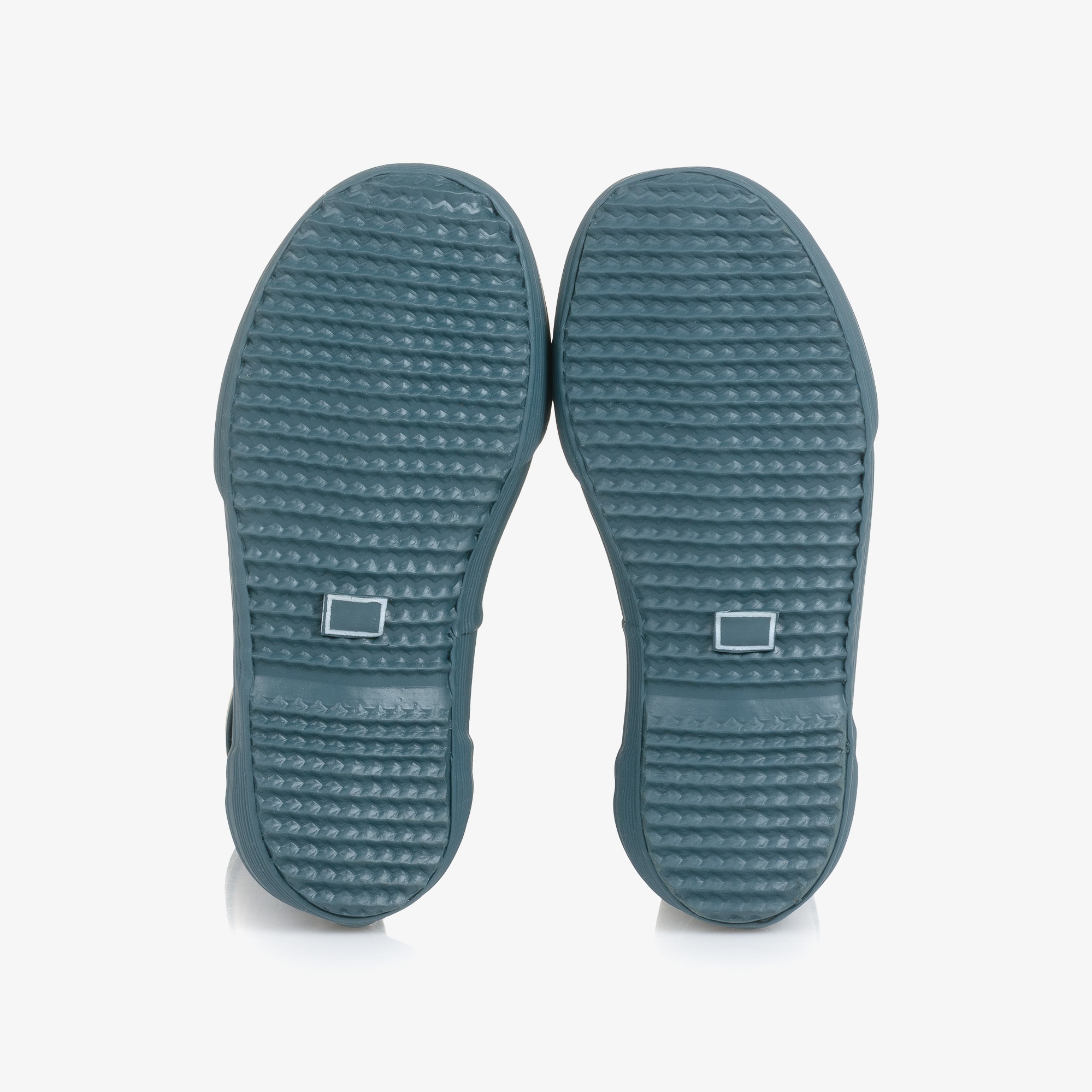 Teal Blue Rubber Rain Boots - View 4