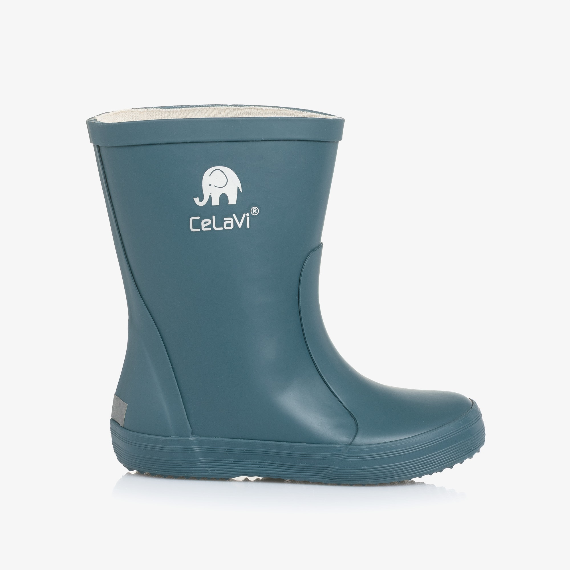 Teal Blue Rubber Rain Boots - View 5
