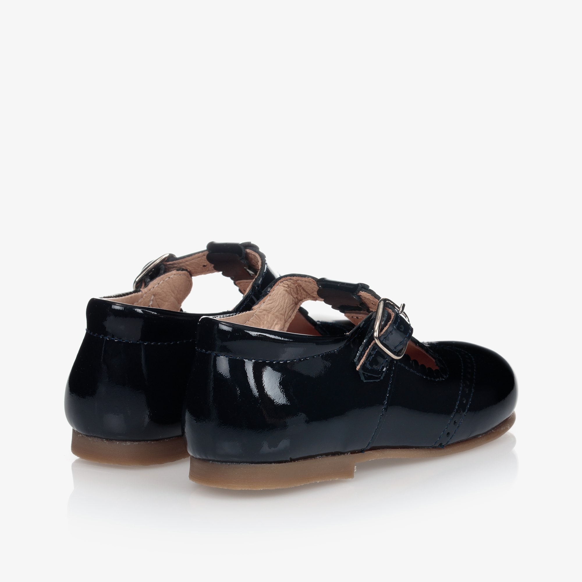 Blue Patent Leather Shoes - View 2