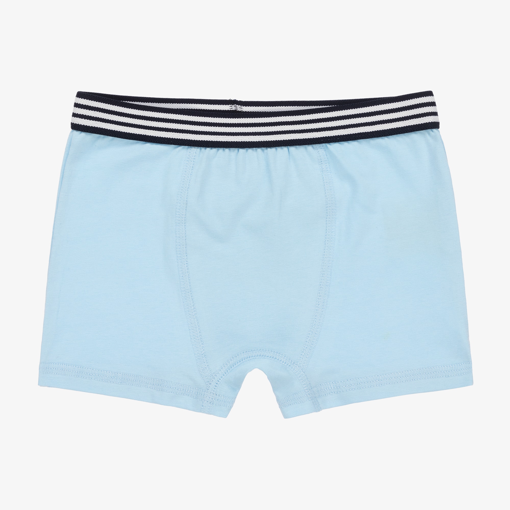 Boys Black Organic Boxer Briefs (5 Pack) - View 2