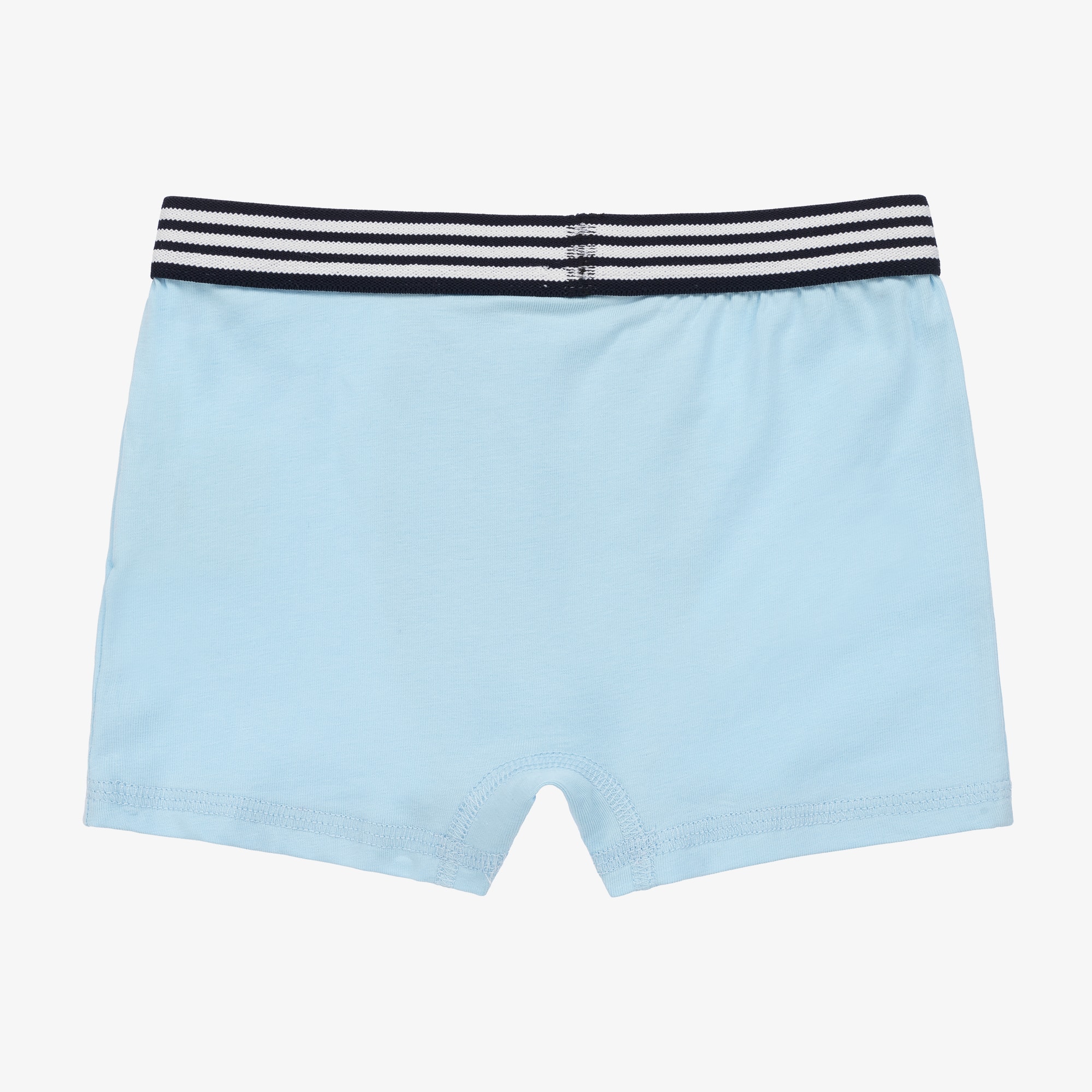 Boys Black Organic Boxer Briefs (5 Pack) - View 3