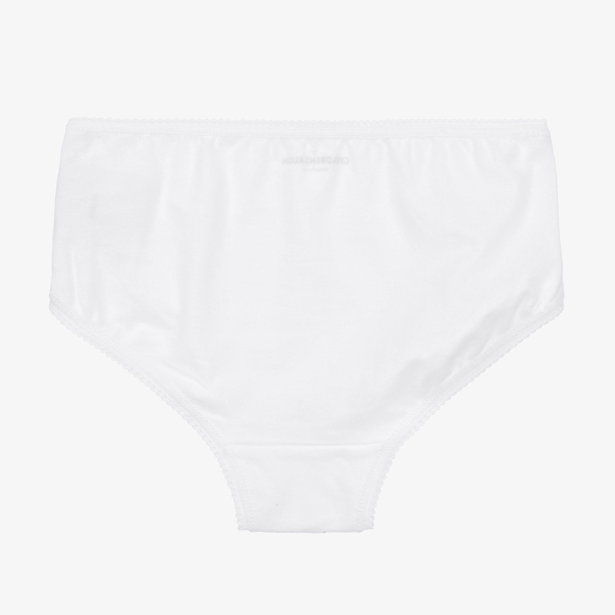 Girls White & Pink Cotton Knickers (5 Pack) - View 3