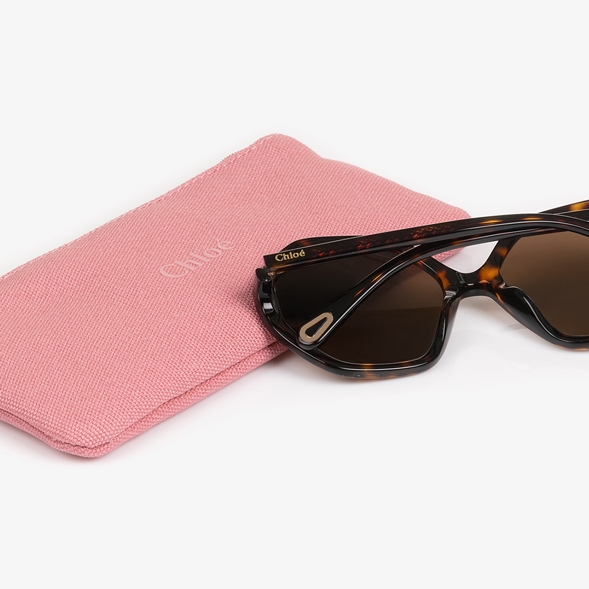 Girls Brown Tortoise Frame Sunglasses - View 5