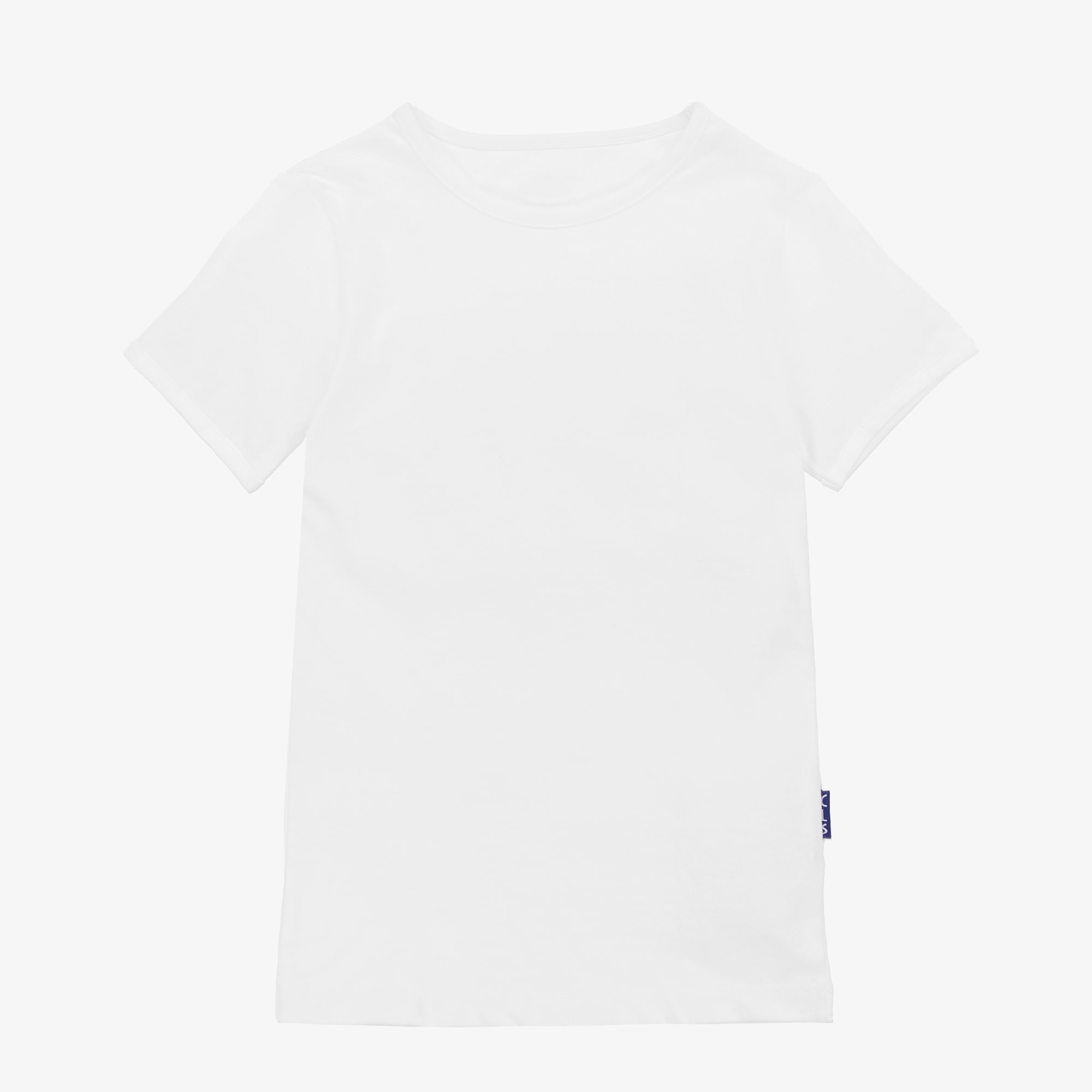 Boys White Cotton T-Shirt Vests (2 Pack) - View 2