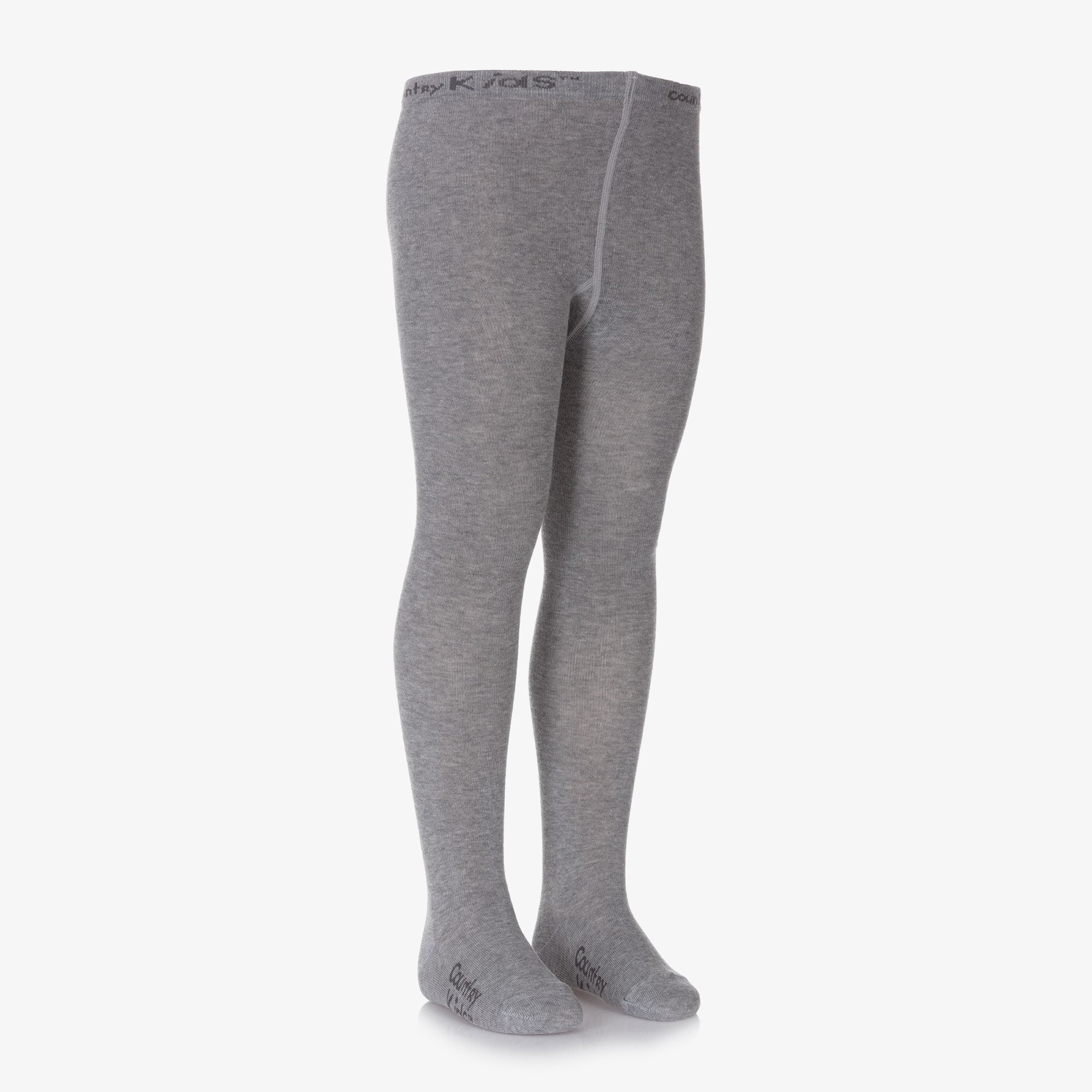 Denim Blue Cotton Knitted Tights - View 4