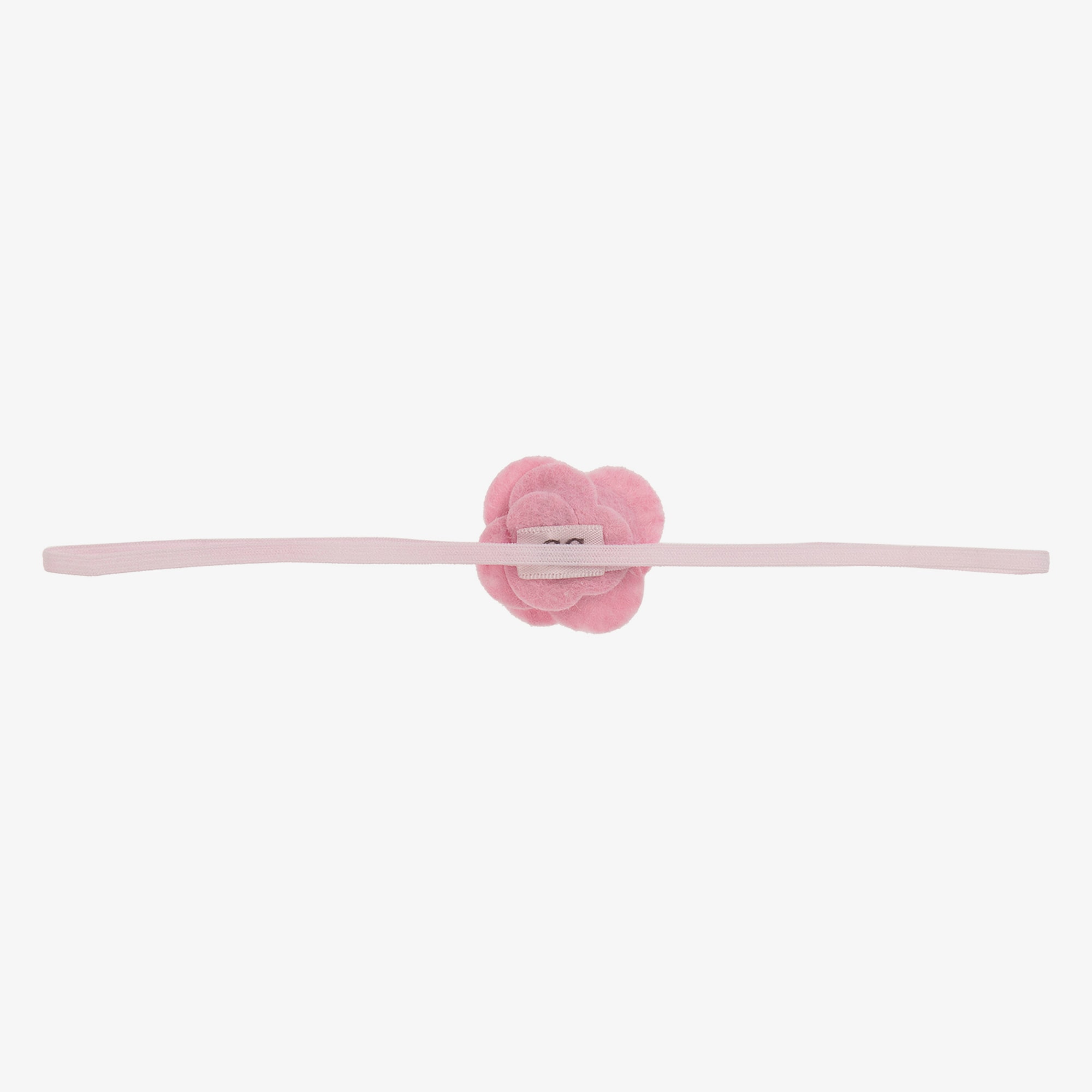Baby Girls Pink Felt Flower Headband - View 4
