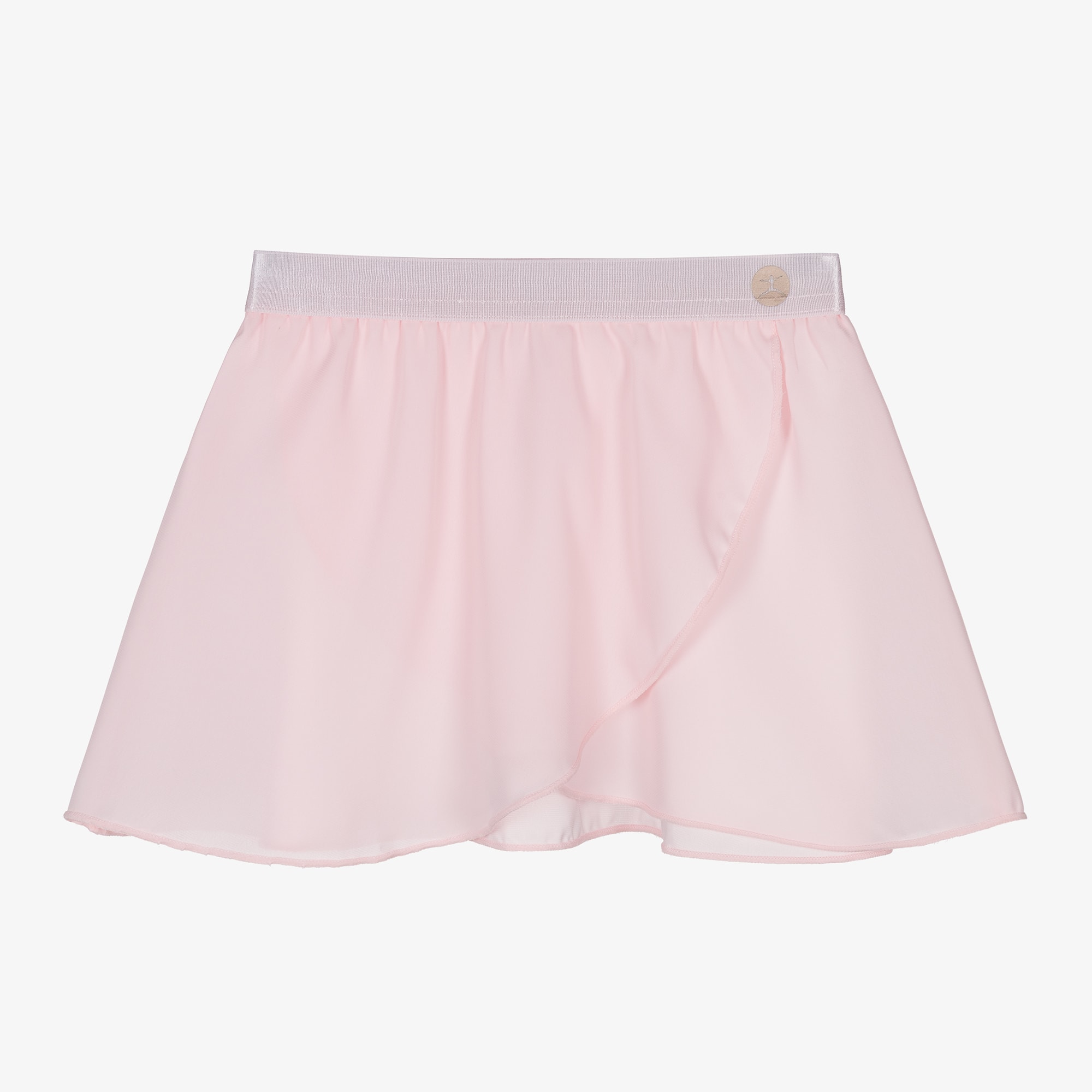 Girls Pink Wrap Skirt - View 1