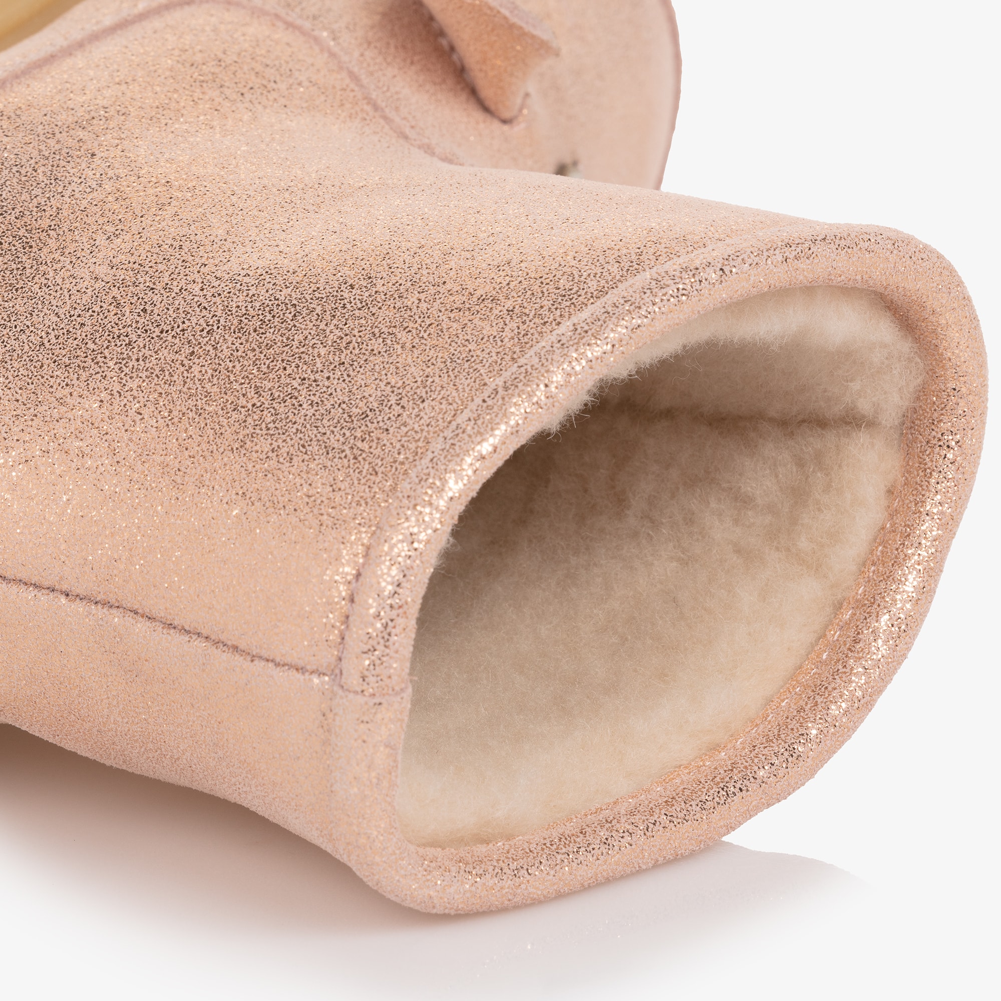 Girls Pink Metallic Leather Xelly Unicorn Boots - View 7