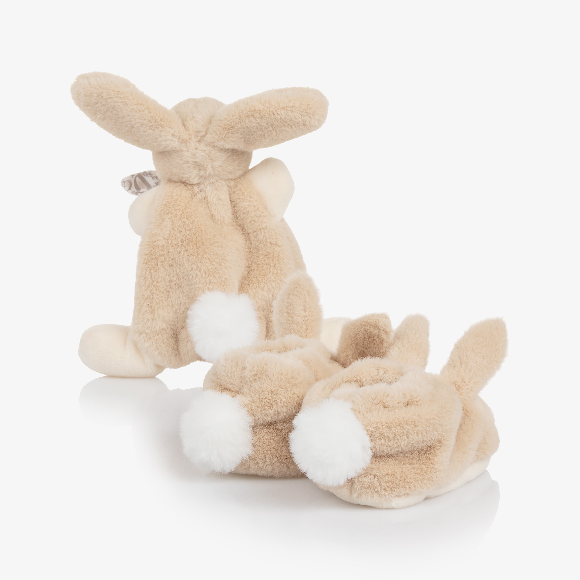Girls Pink Plush Bunny Slippers & Comforter Set (15cm) - View 2