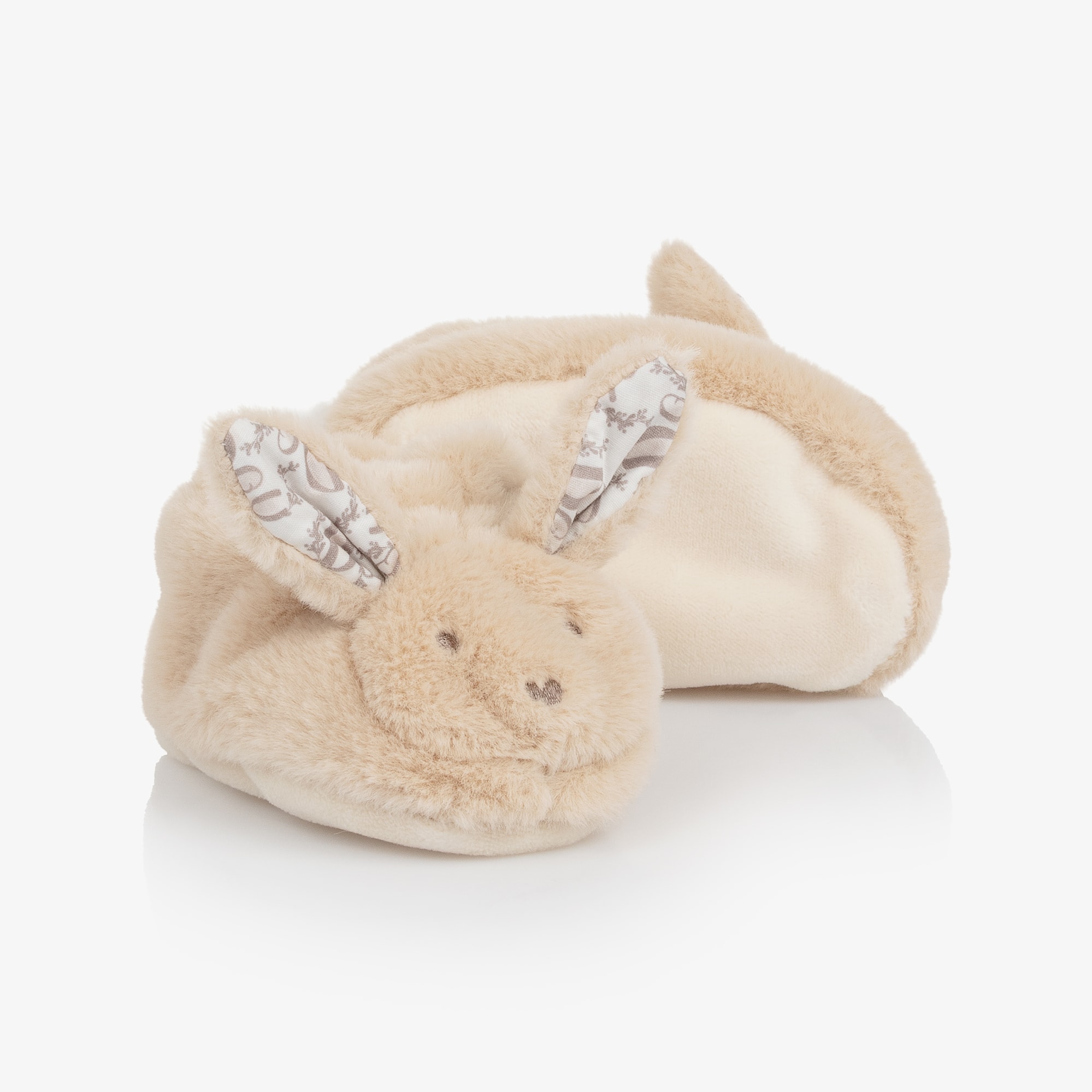 Girls Pink Plush Bunny Slippers & Comforter Set (15cm) - View 3
