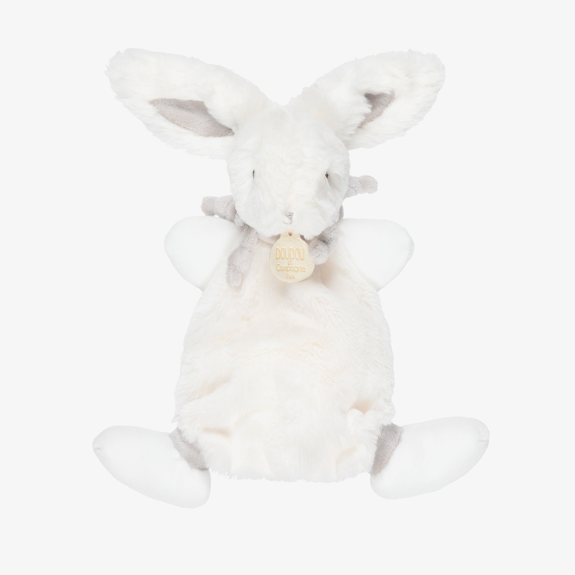 Ivory Plush Bunny Doudou (26cm) - View 1