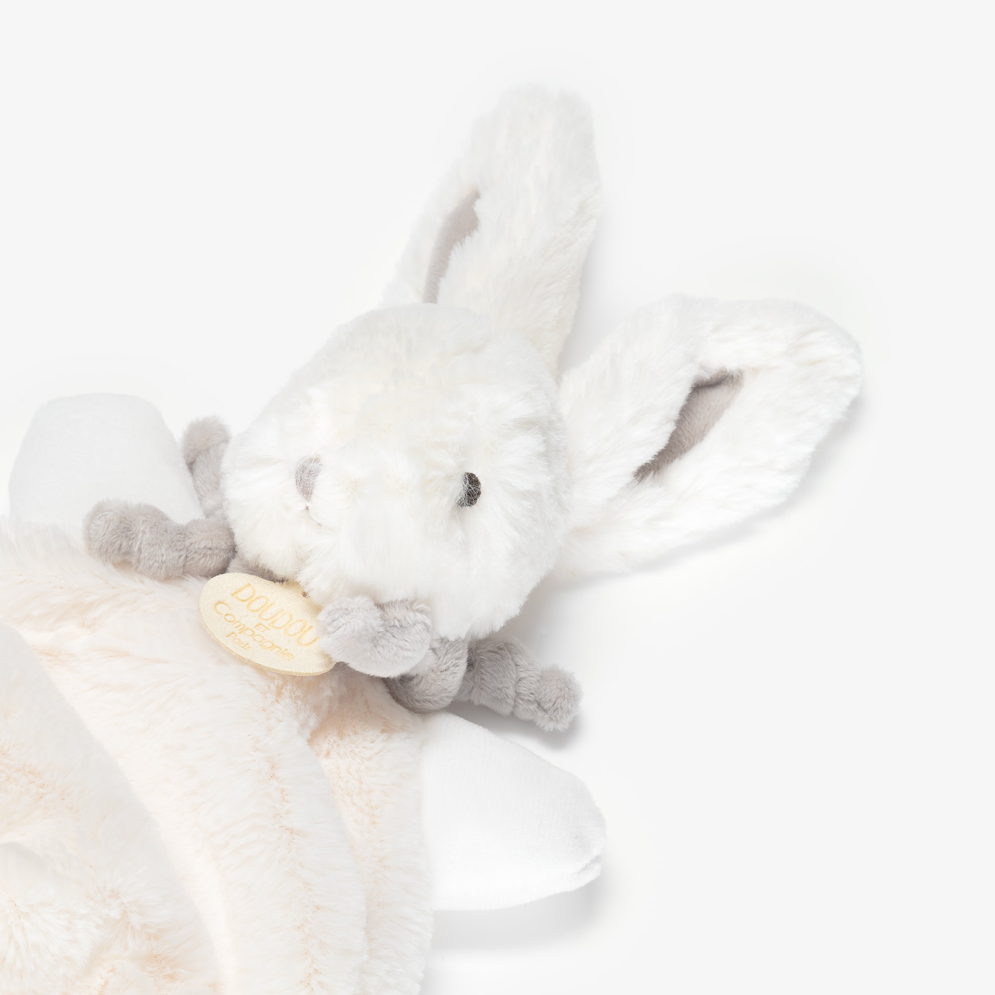 Ivory Plush Bunny Doudou (26cm) - View 4